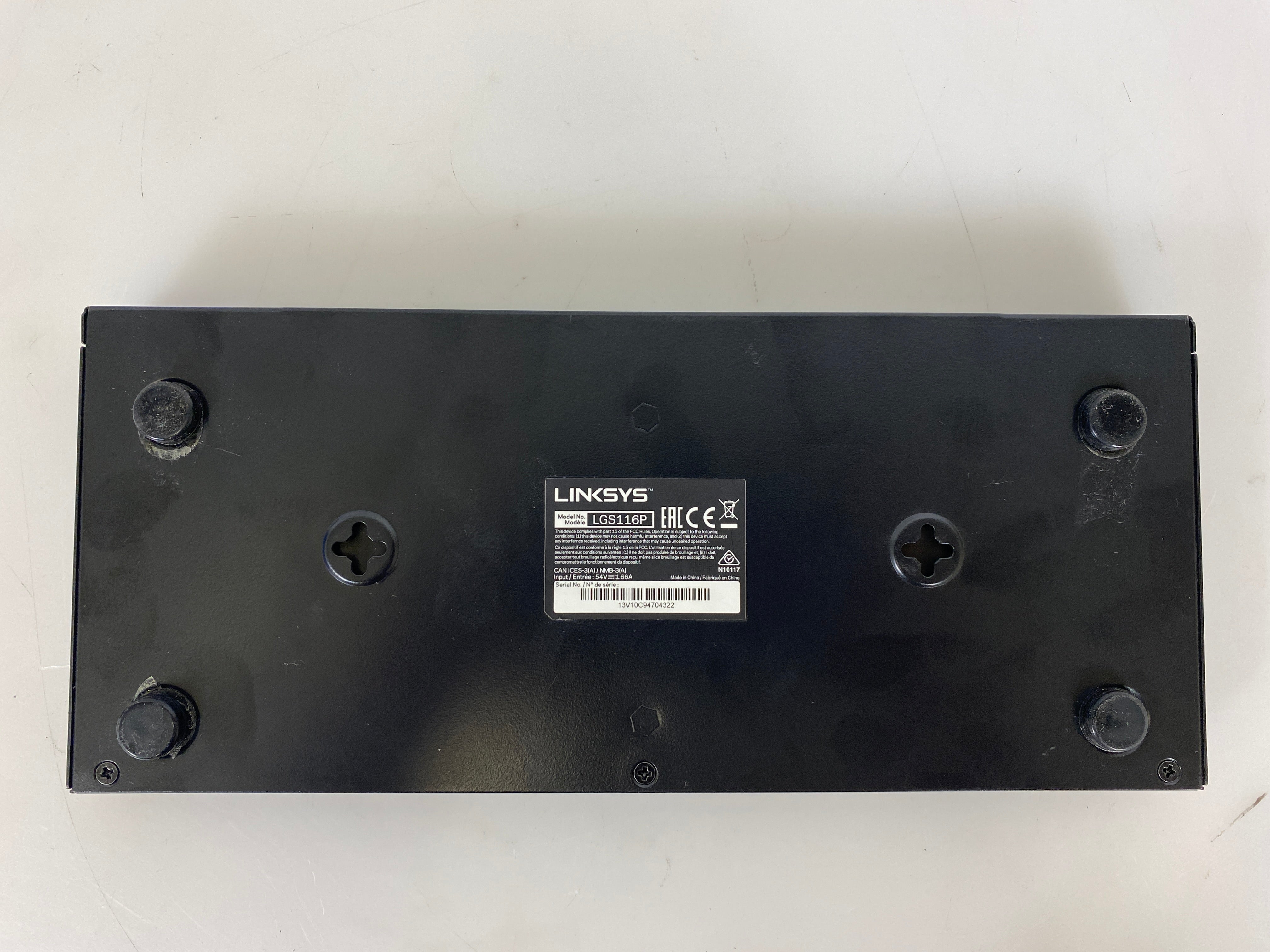 Linksys LGS116P 16 Port Gigabit Unmanaged Network Switch w/ Power Supply