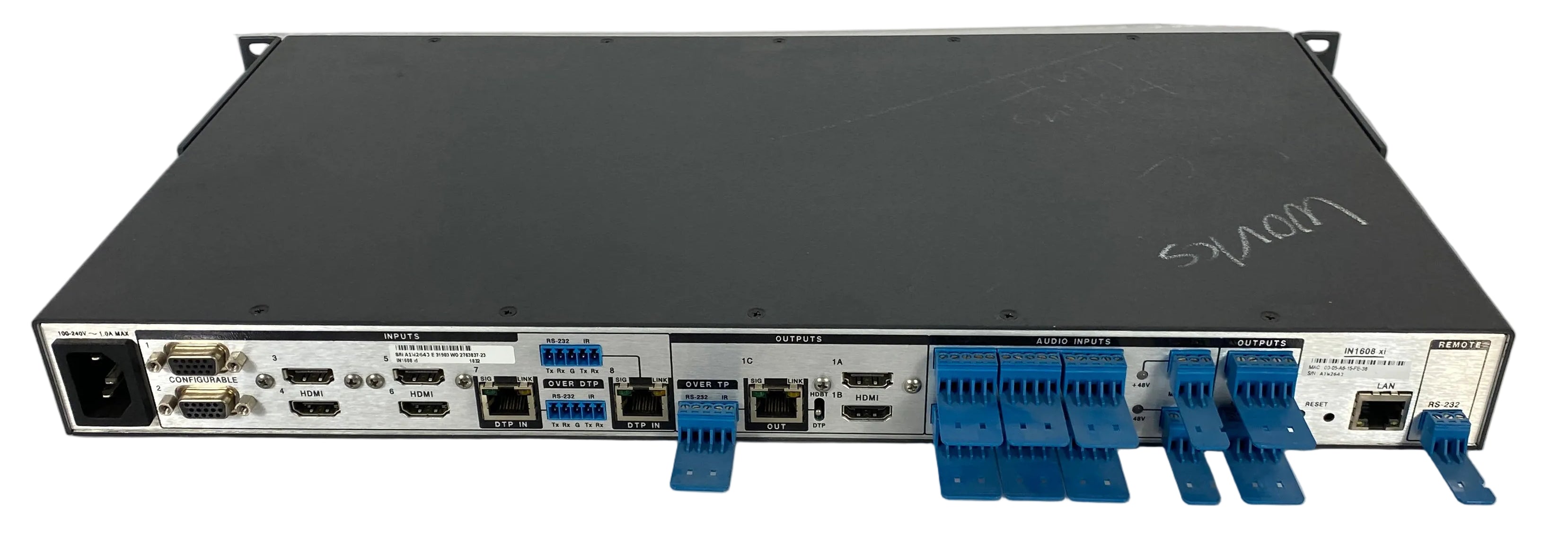 Extron IN608 XI Scaling Presentation Switcher