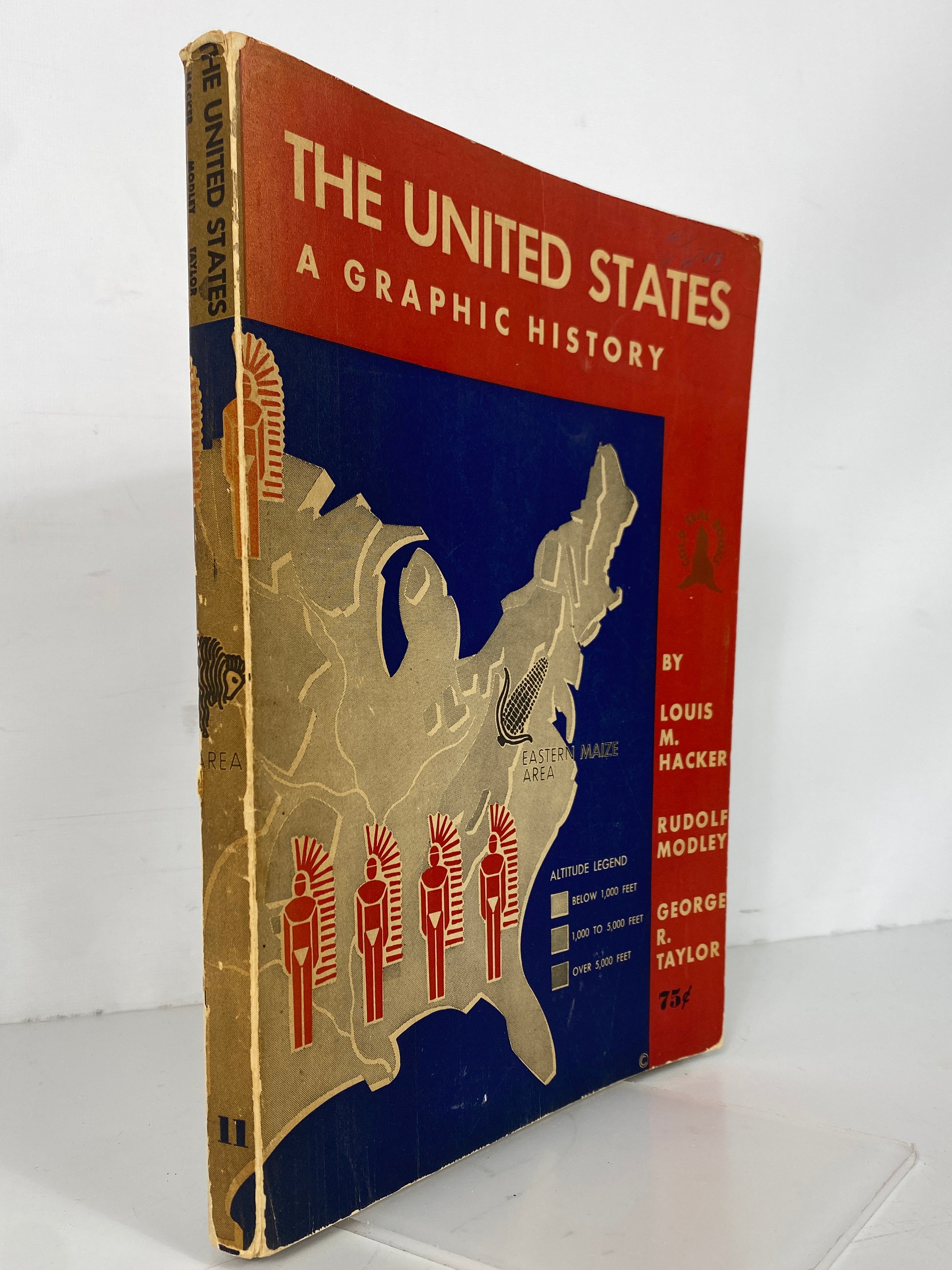 The United States A Graphic History Hacker/Modley/Taylor 1937 Vintage SC