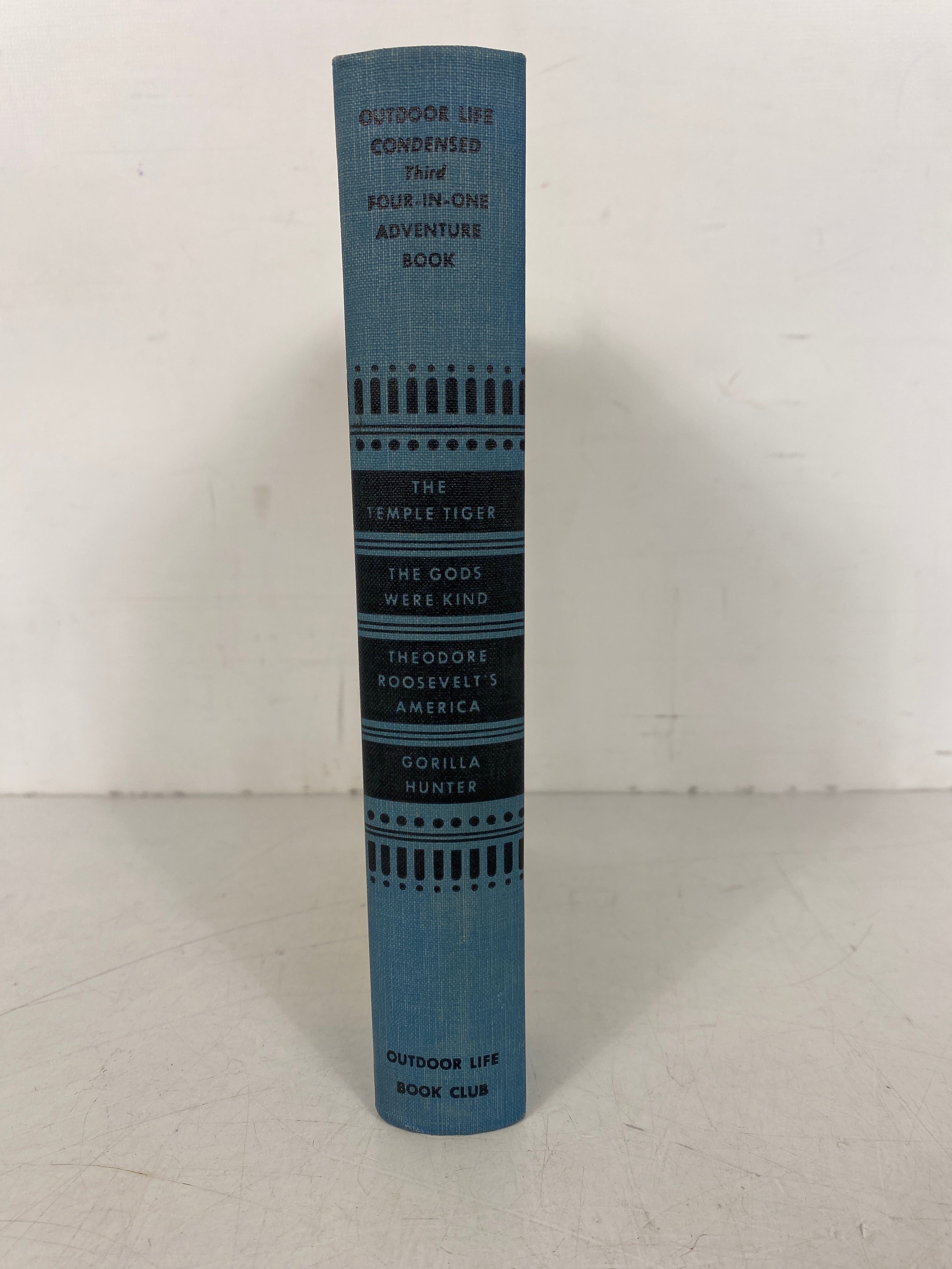 Outdoor Life Book Club 3rd Four-in-One Adventure Book 1956 First Ed HC