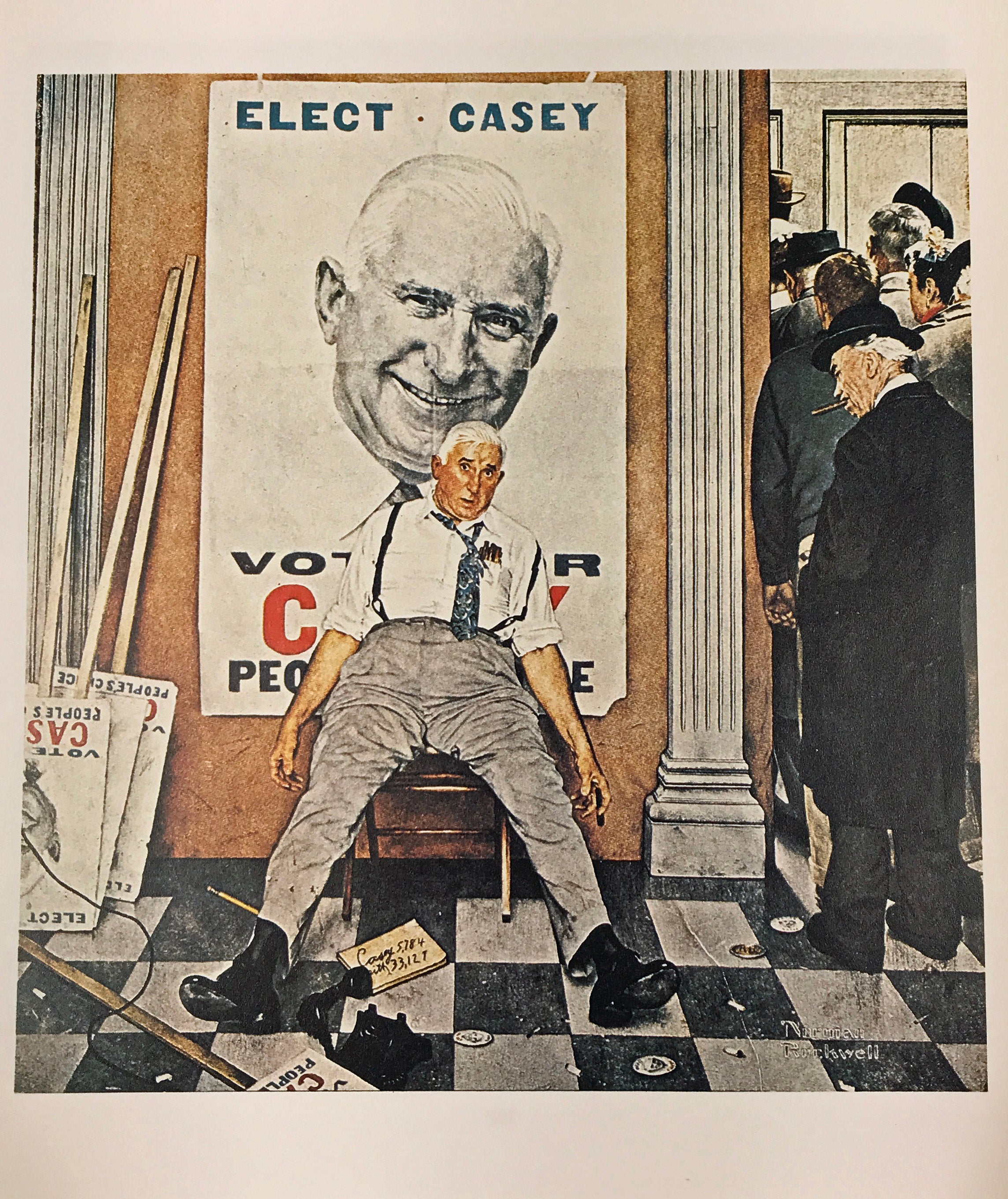 Set of 12 Assorted Norman Rockwell Prints (E)