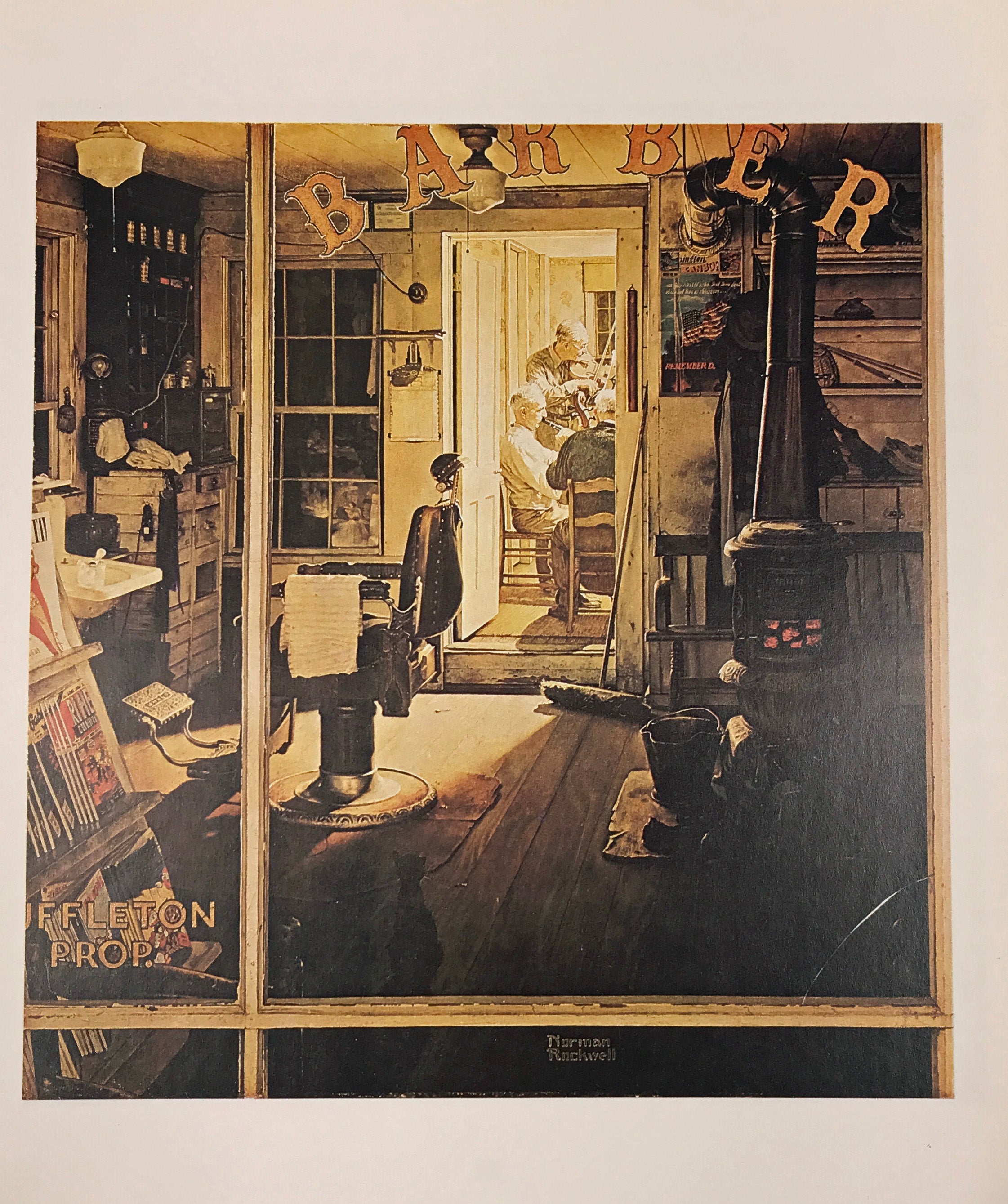 Set of 12 Assorted Norman Rockwell Prints (E)