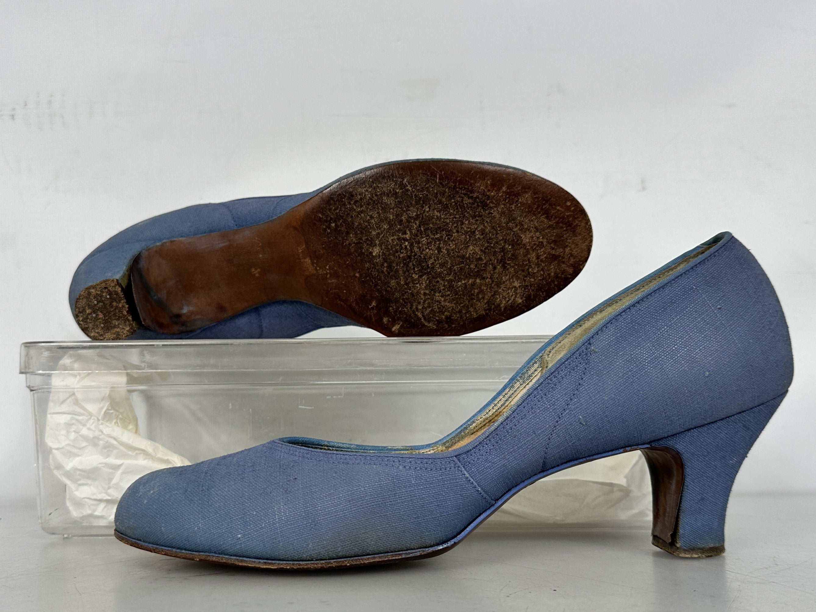 Vintage Blue Shoes Women's Size 7.5A