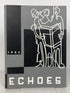 1956 "Echoes" New Trier High School Yearbook Winnetka Illinois HC