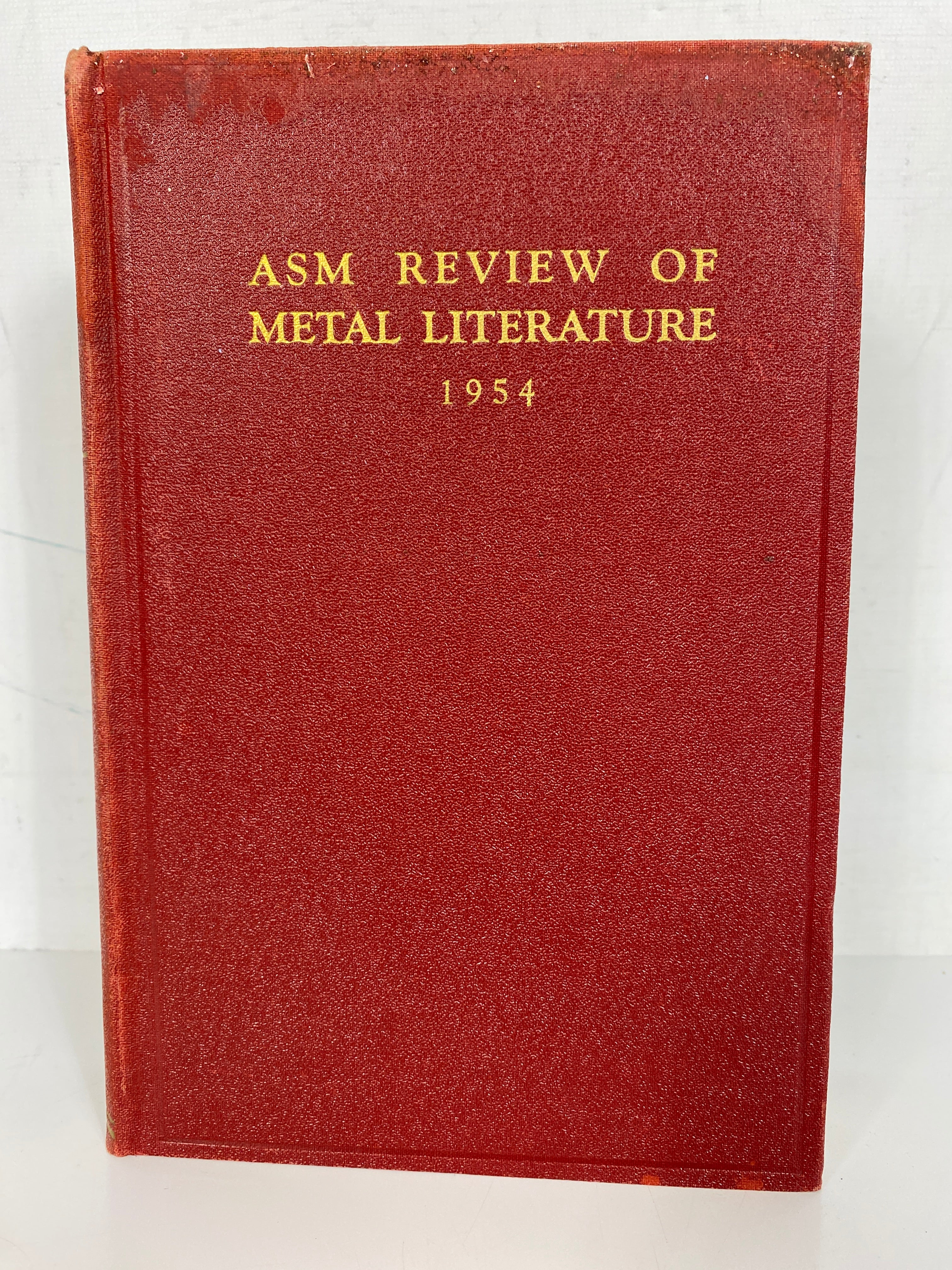 American Society for Metals Review of Metal Literature Vol. 1-13 1944-1956 HC