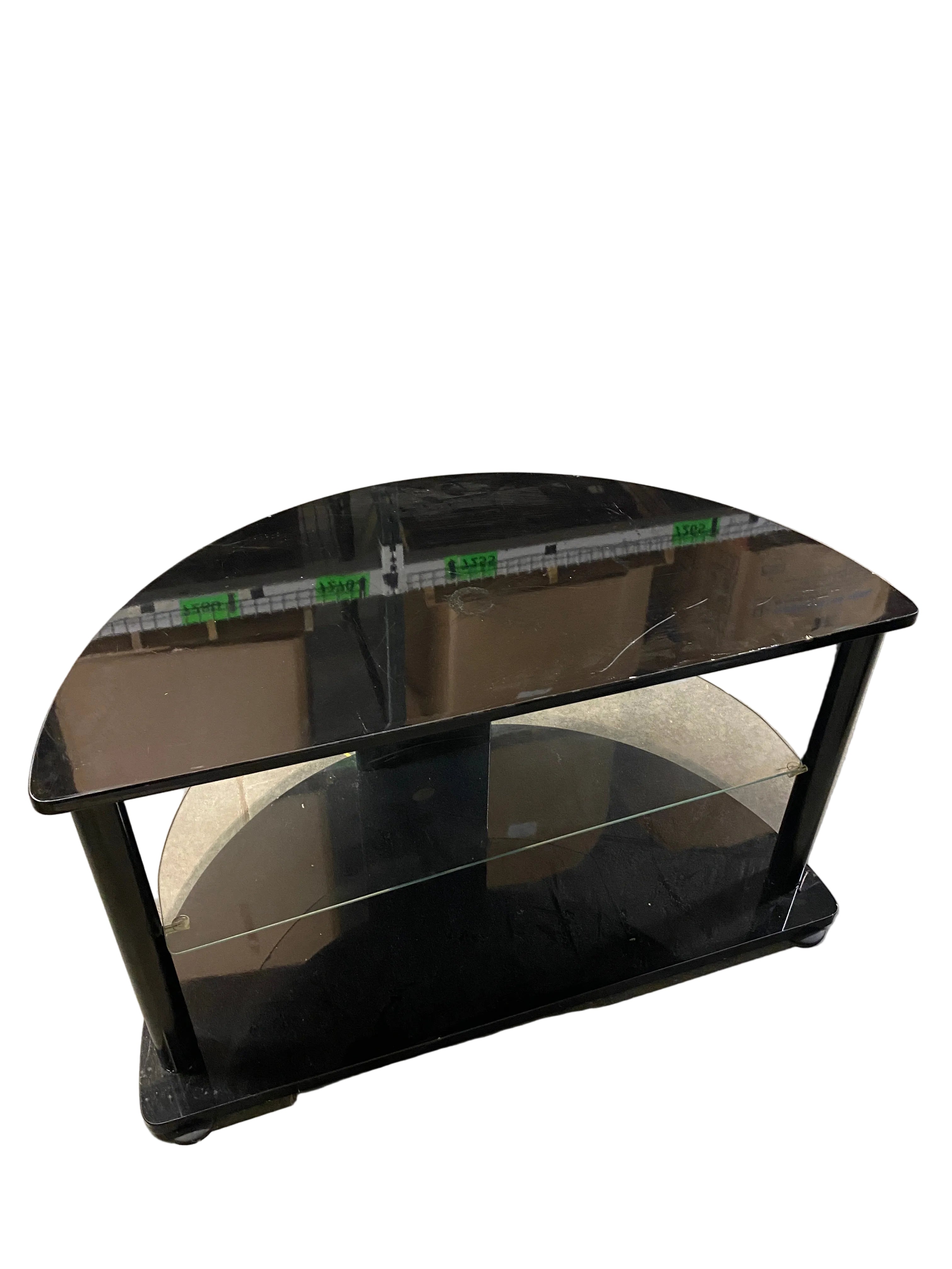 Black Semi Circle TV Stand