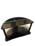 Black Semi Circle TV Stand