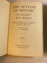 Set of 2 Outline of History HG Wells 1949 HC