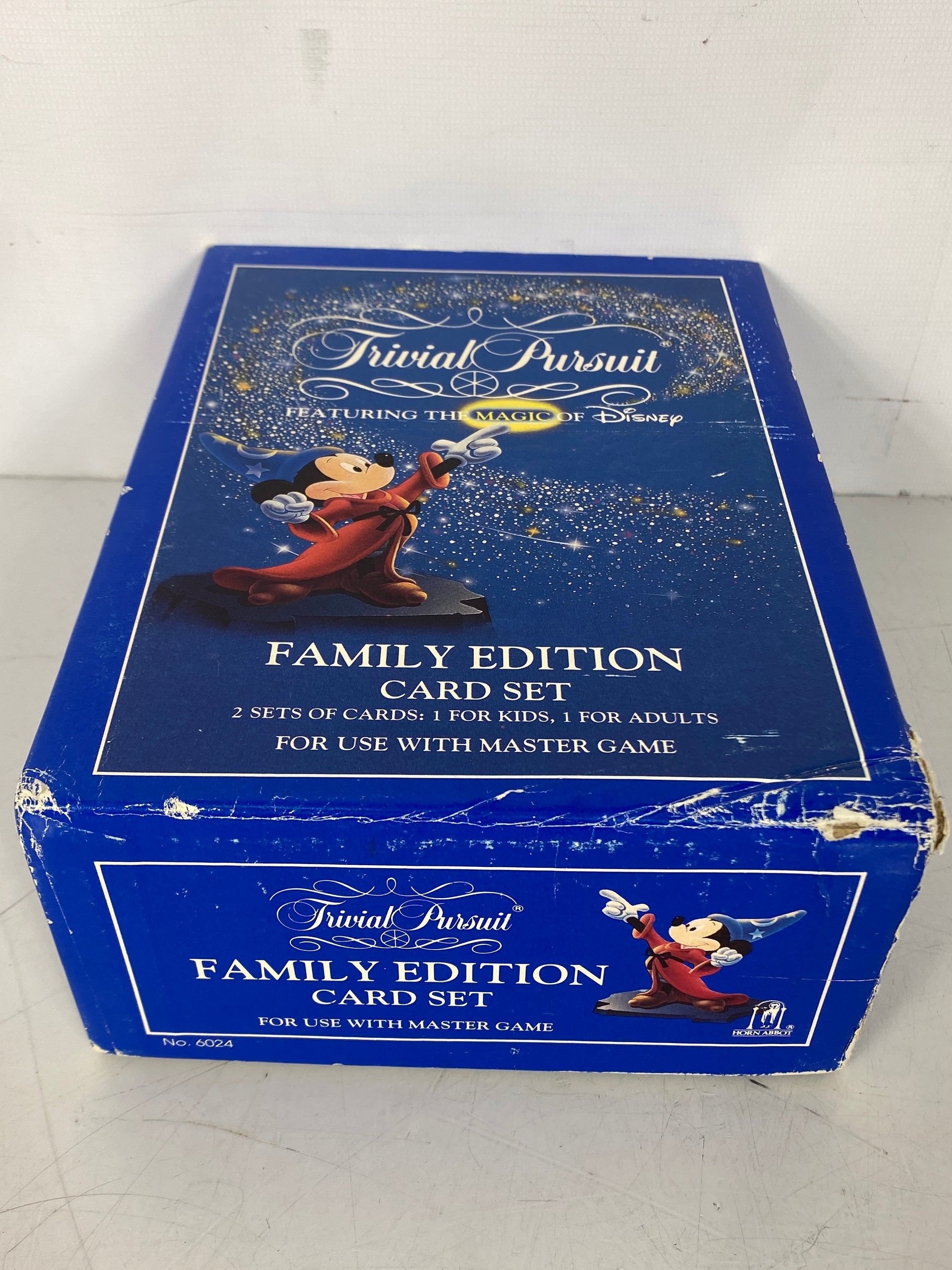 Trivial Pursuit Disney Family Edition (6005) & Extra Disney Card Set (6024)