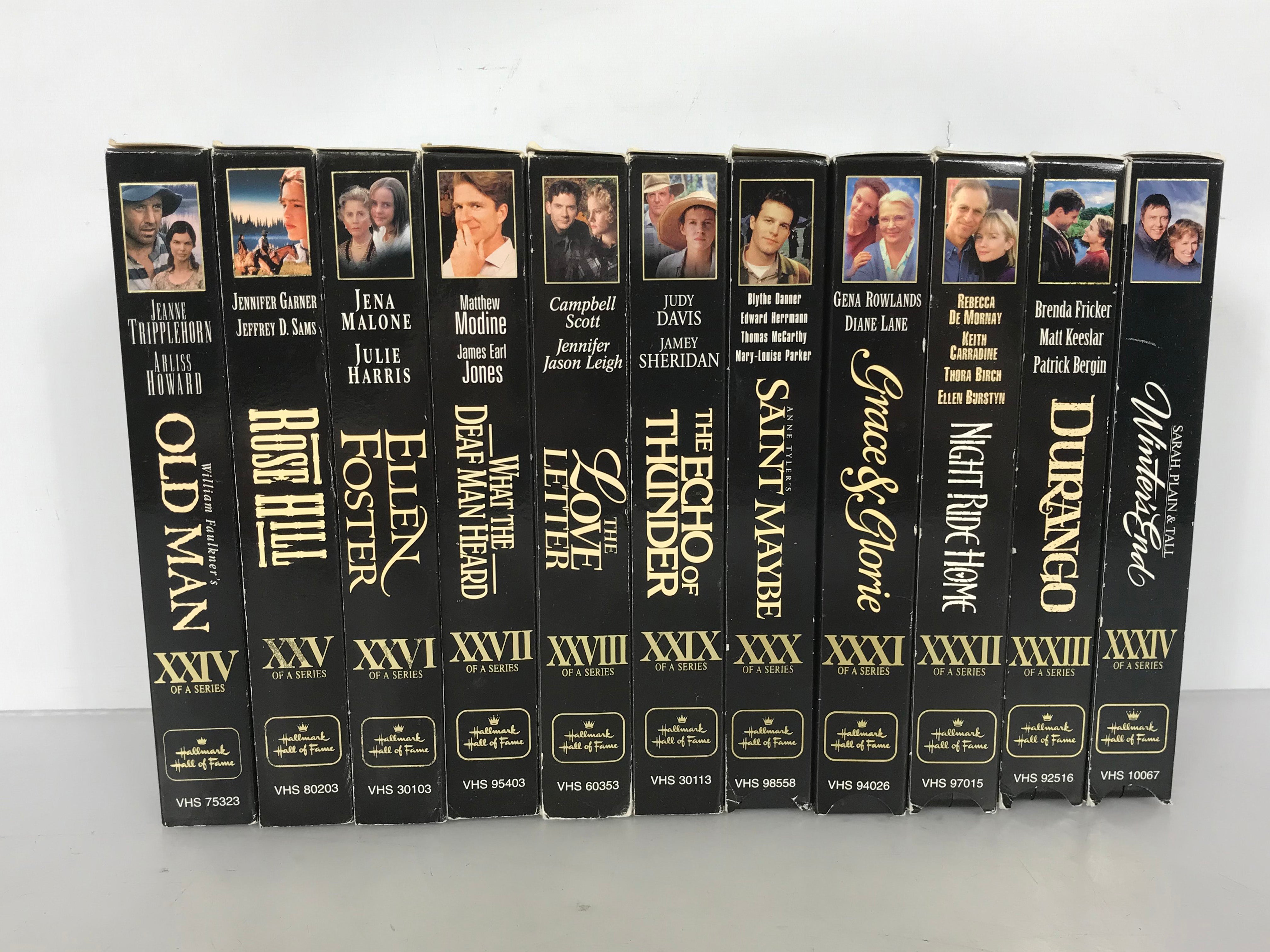 Lot of 44 Hallmark Gold Crown Collector's Edition Movies VHS