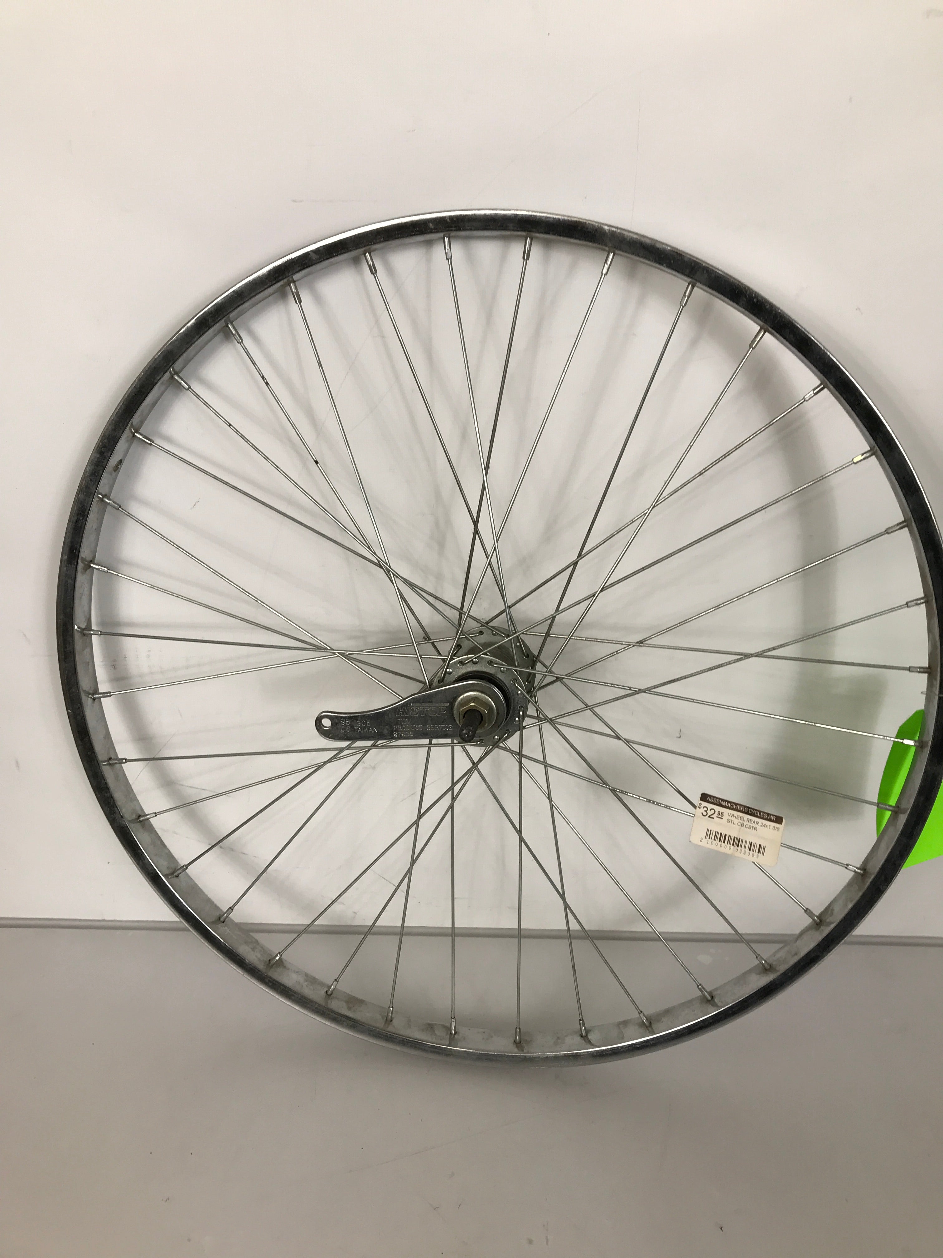 Steel 24" Rear Bicycle Wheel