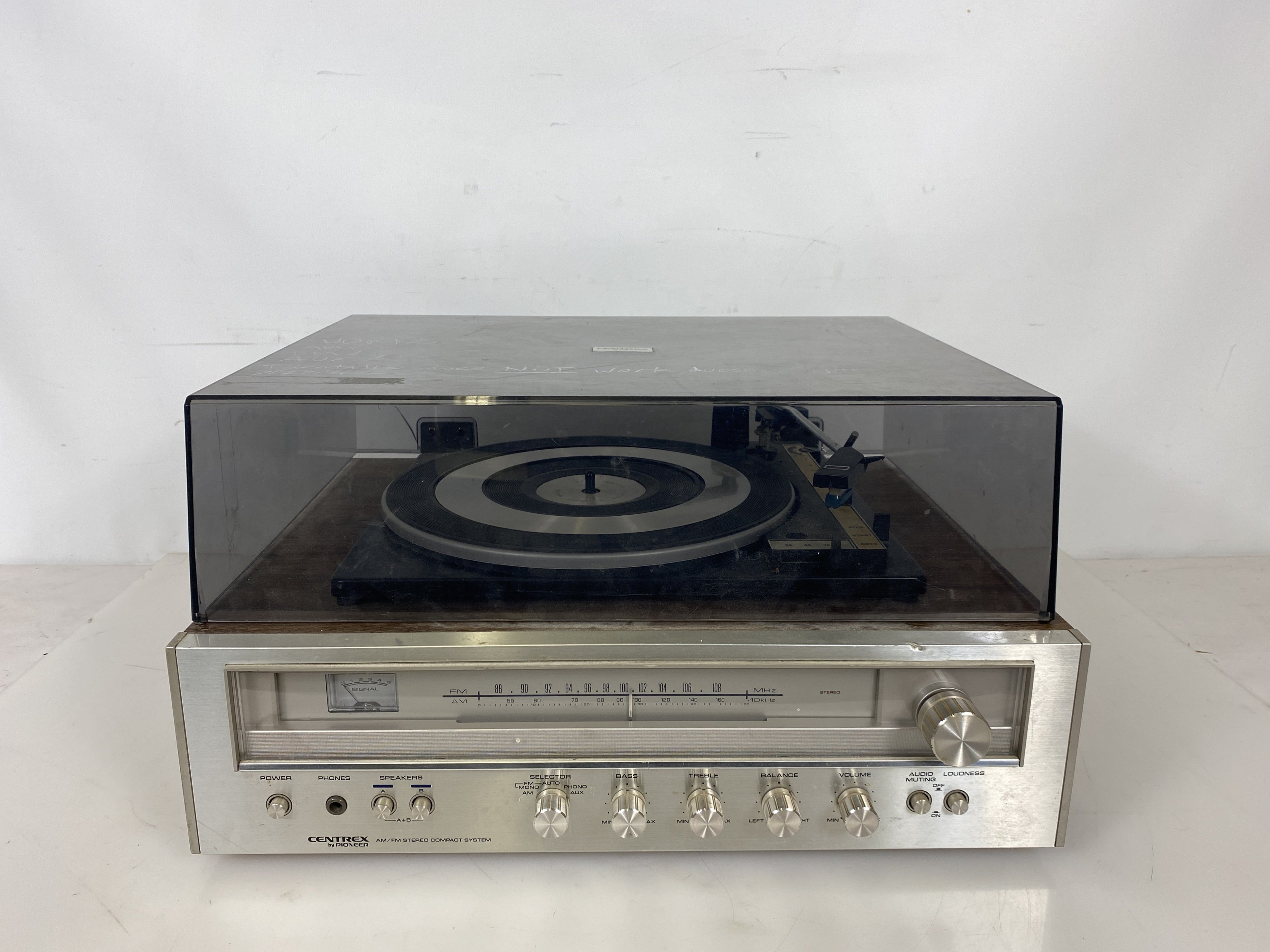 Pioneer Centrex Receiver and Record Player Combo Model AH-711 *Parts*