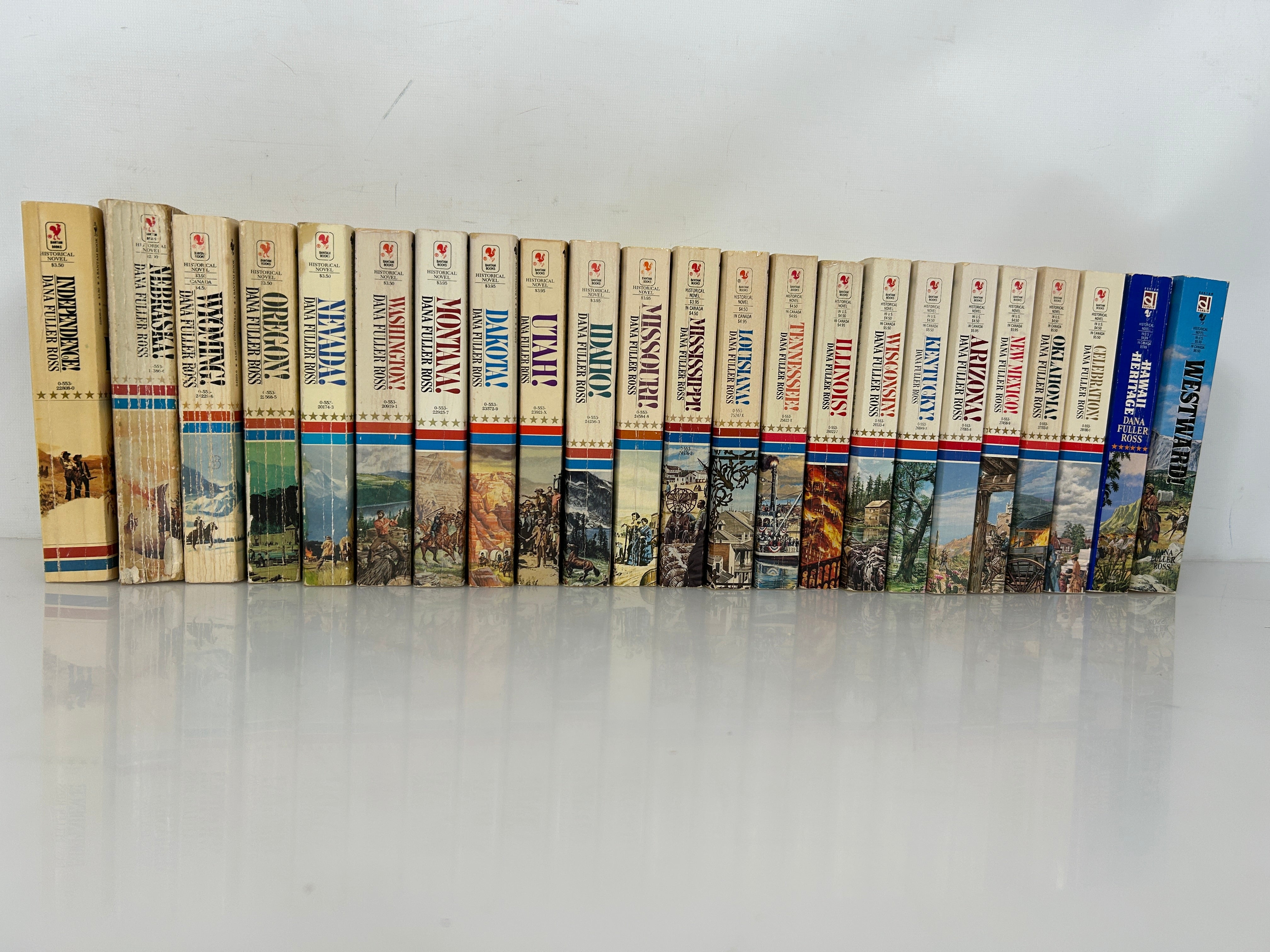 Lot of 23 Dana Fuller Ross Wagons West Holts Series Books SC