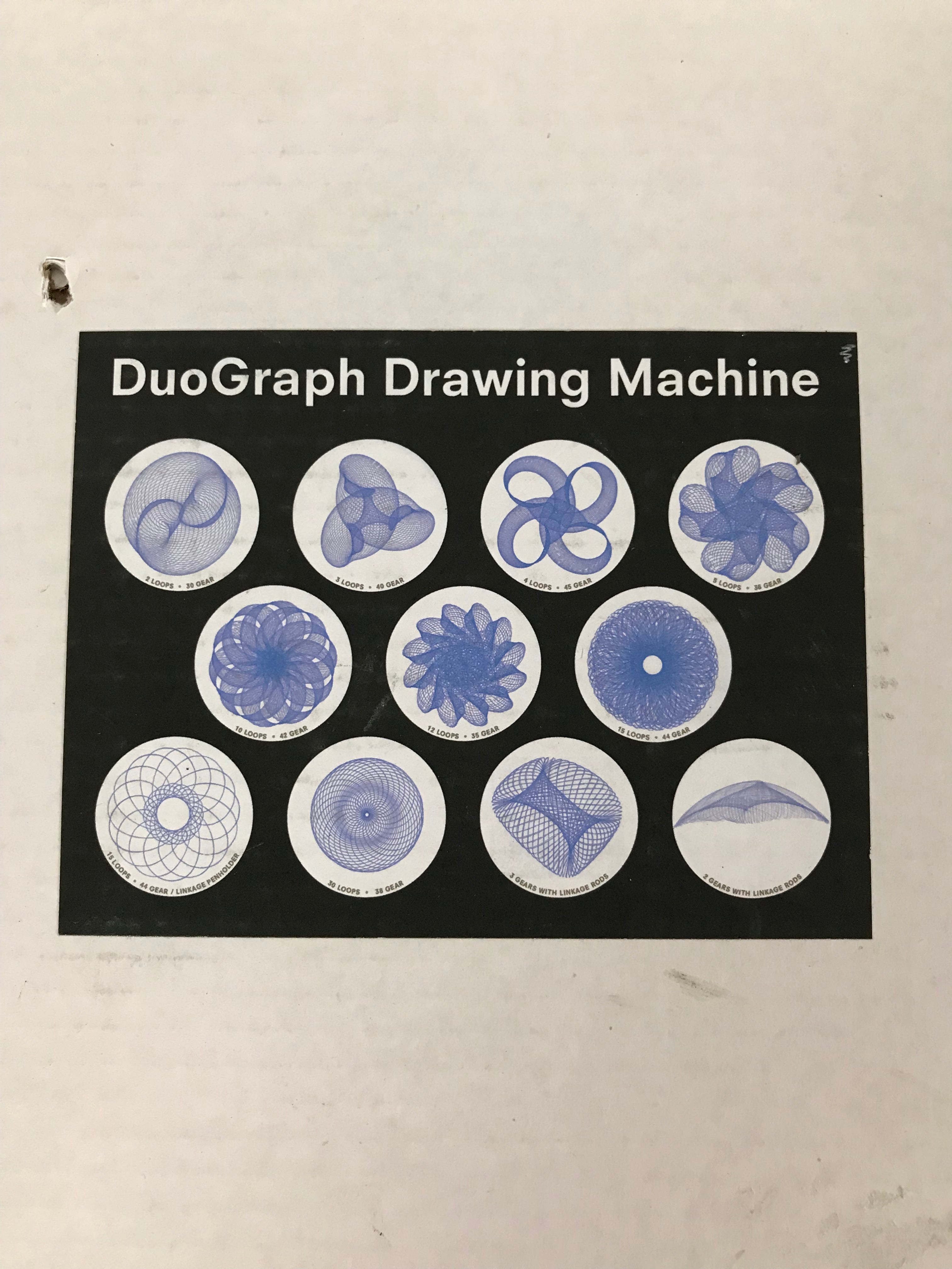 DuoGraph Drawing Machine *Incomplete Kit*