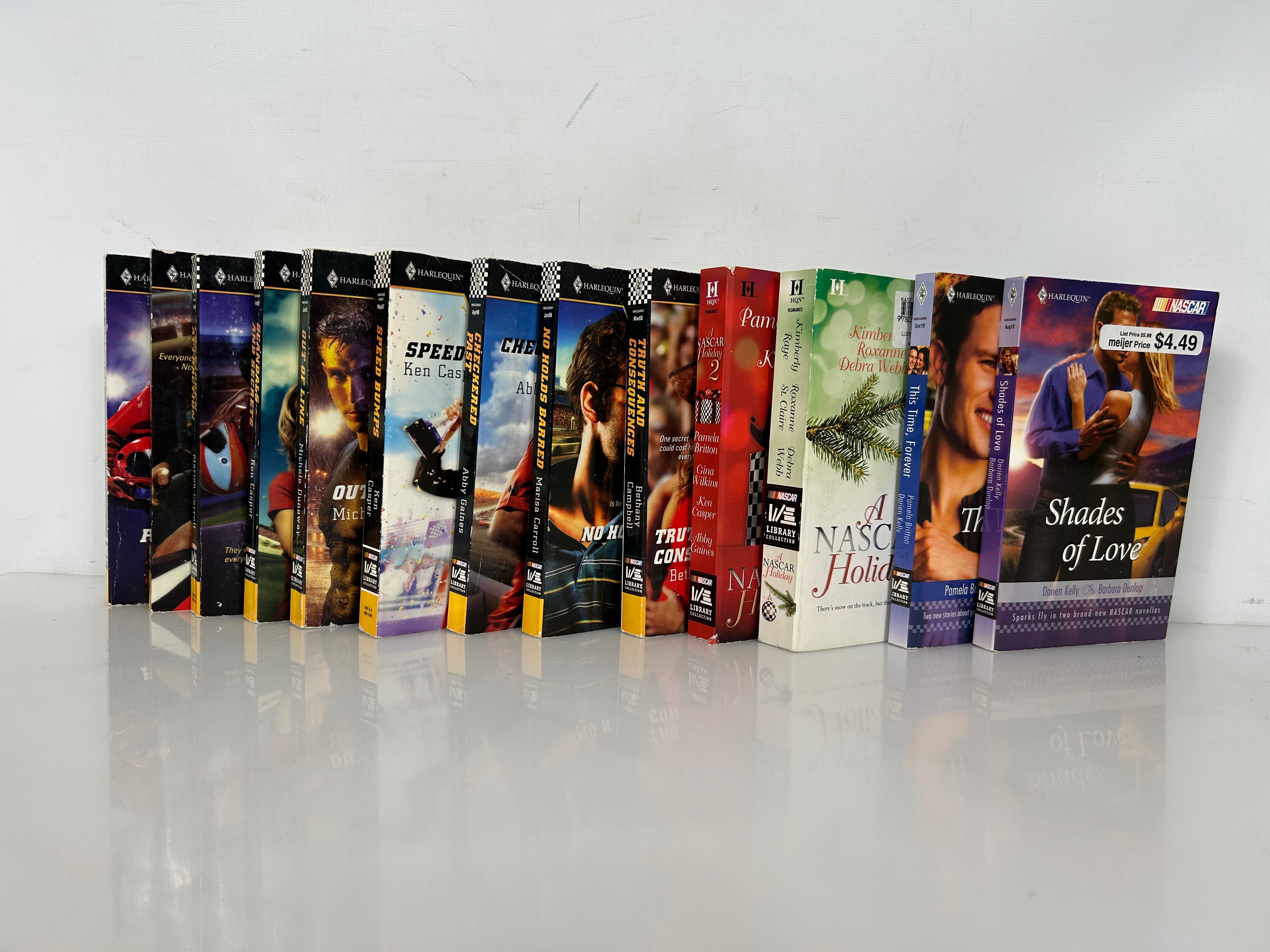Lot of 13 Harlequin Nascar Paperback Books 2006-10