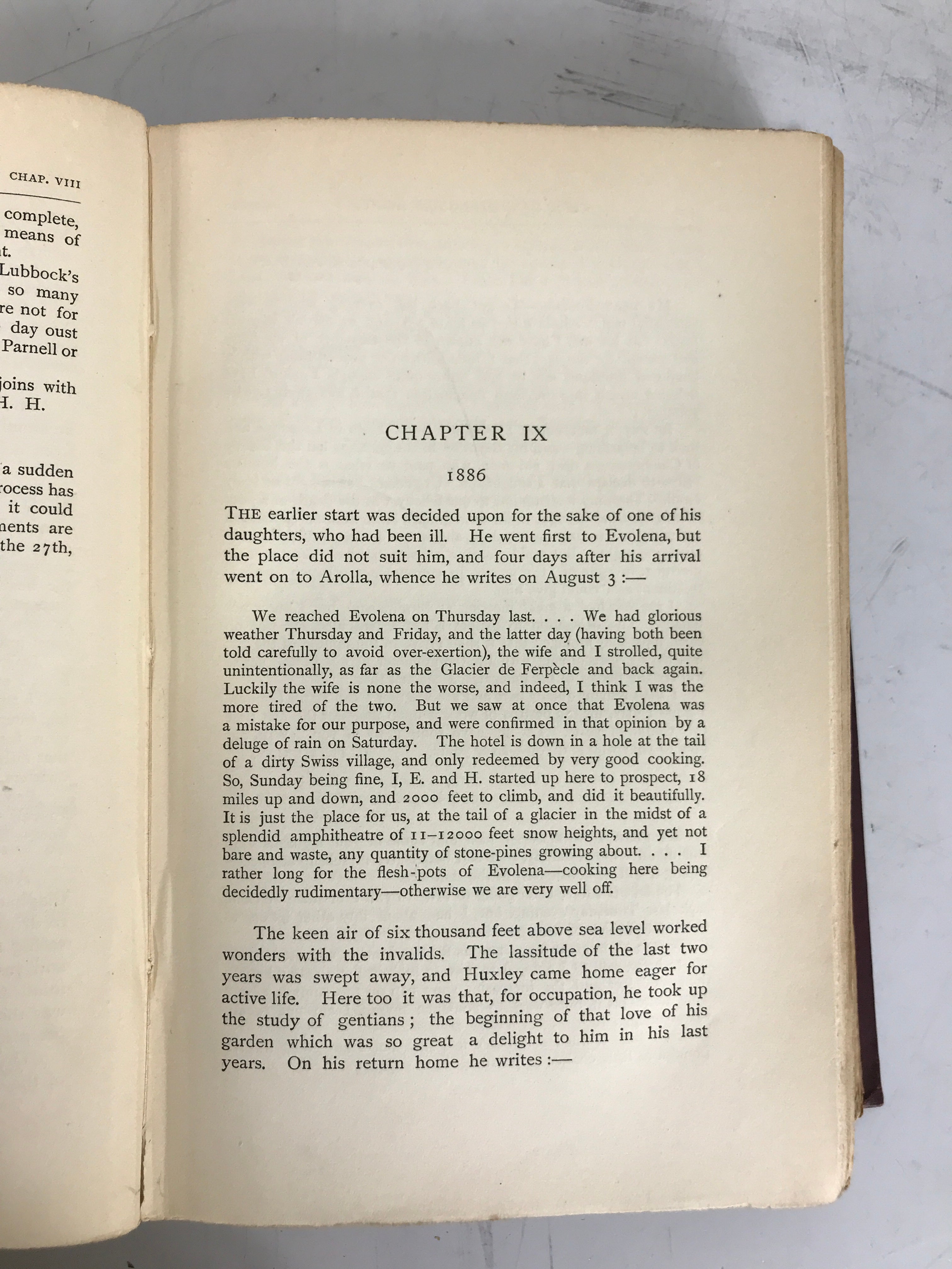 2 Vol Set: Life & Letters of Thomas Henry Huxley by His Son 1900 1st Ed HC