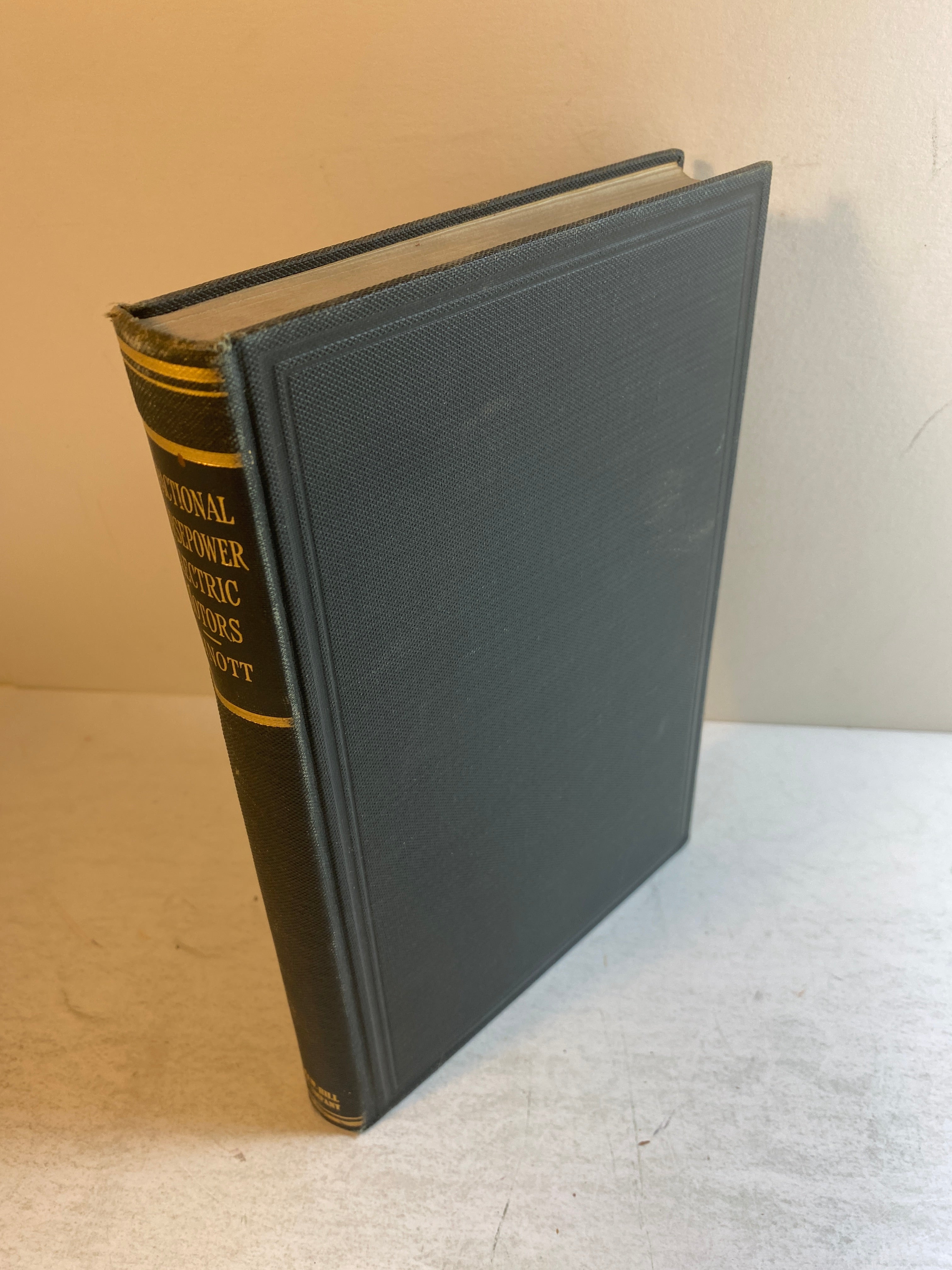 Fractional Horsepower Electric Motors Veinott HC 1948