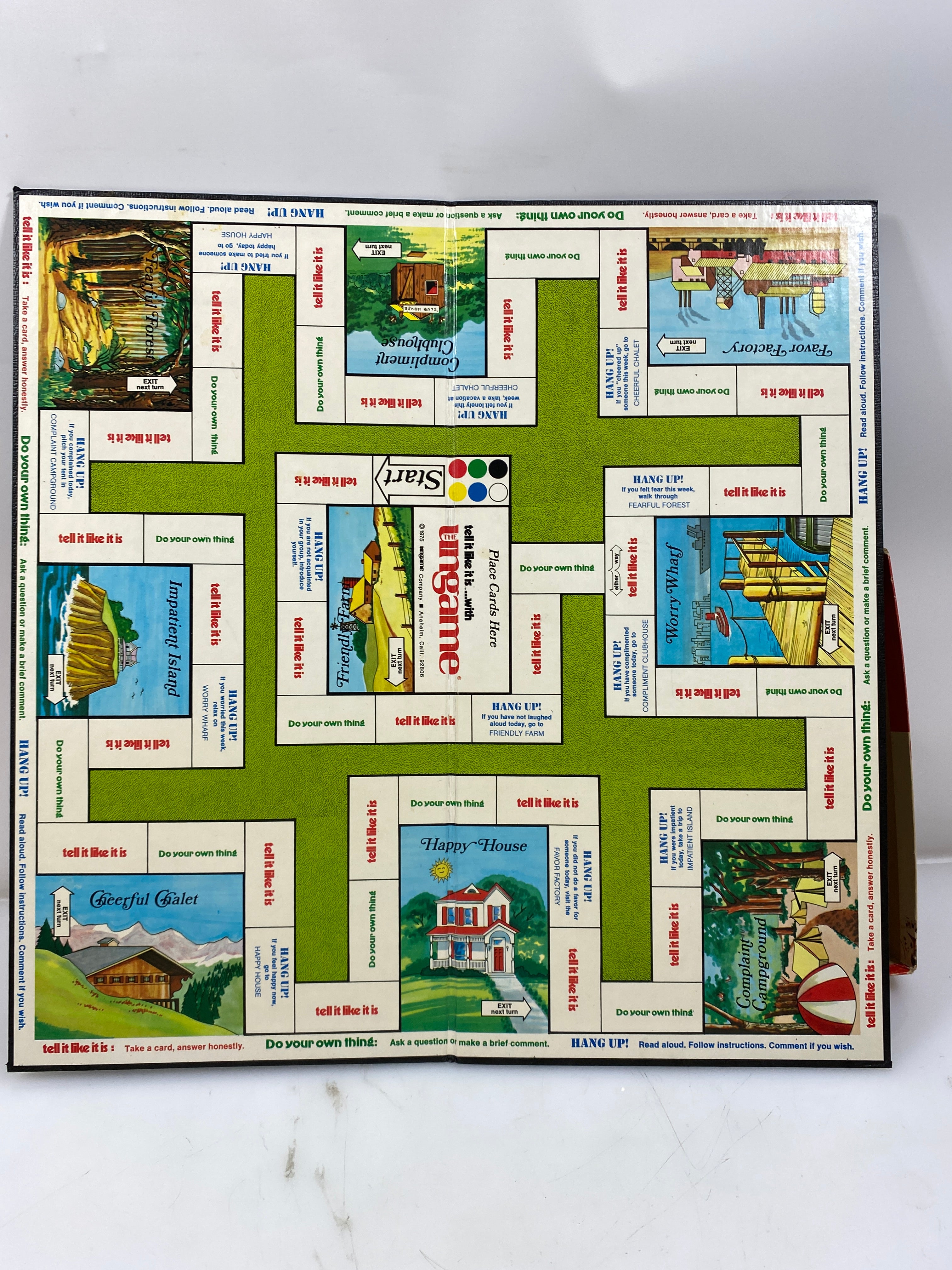 The Ungame Board Game 1975