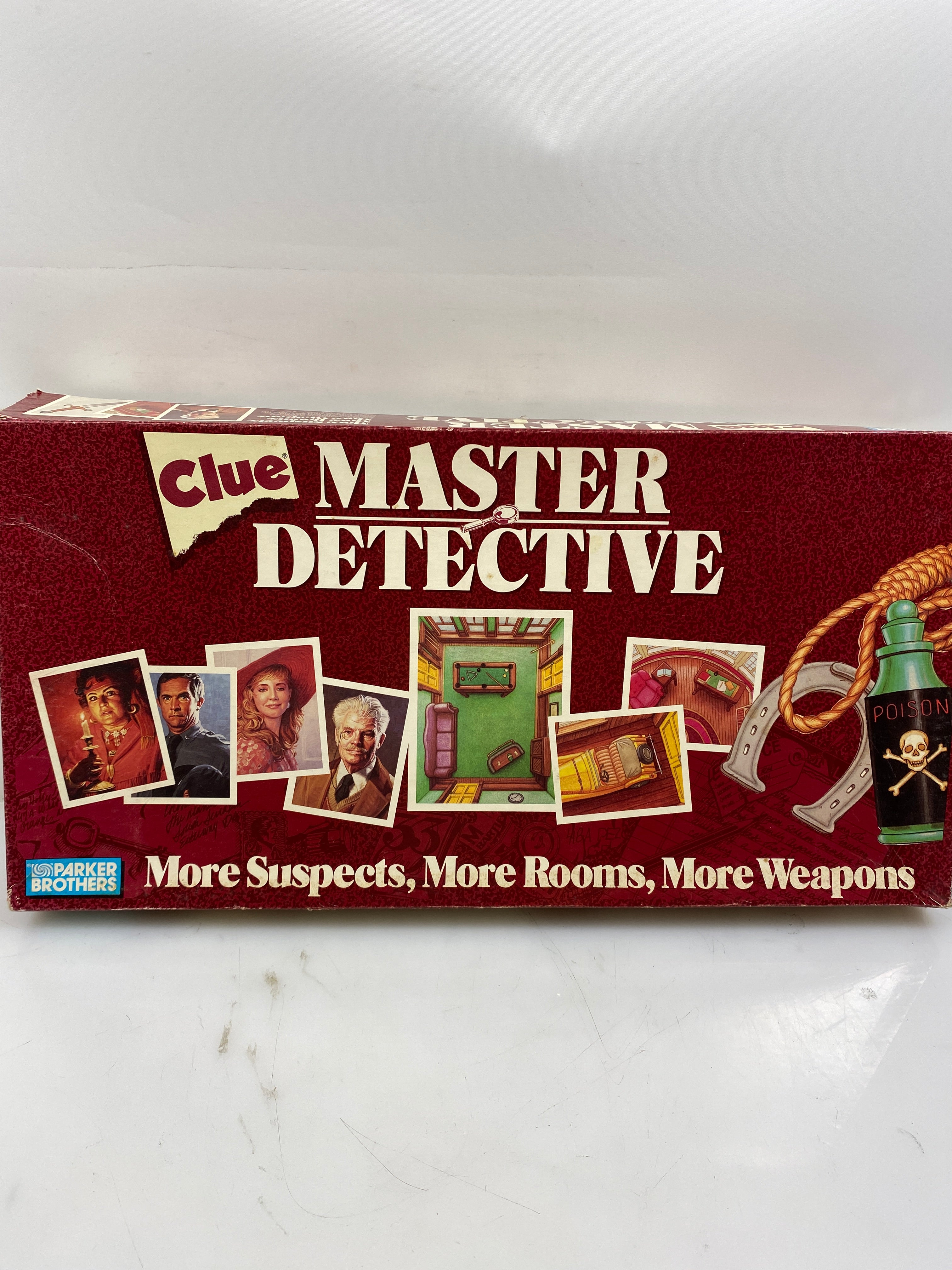 Clue Master Detective Board Game 1988