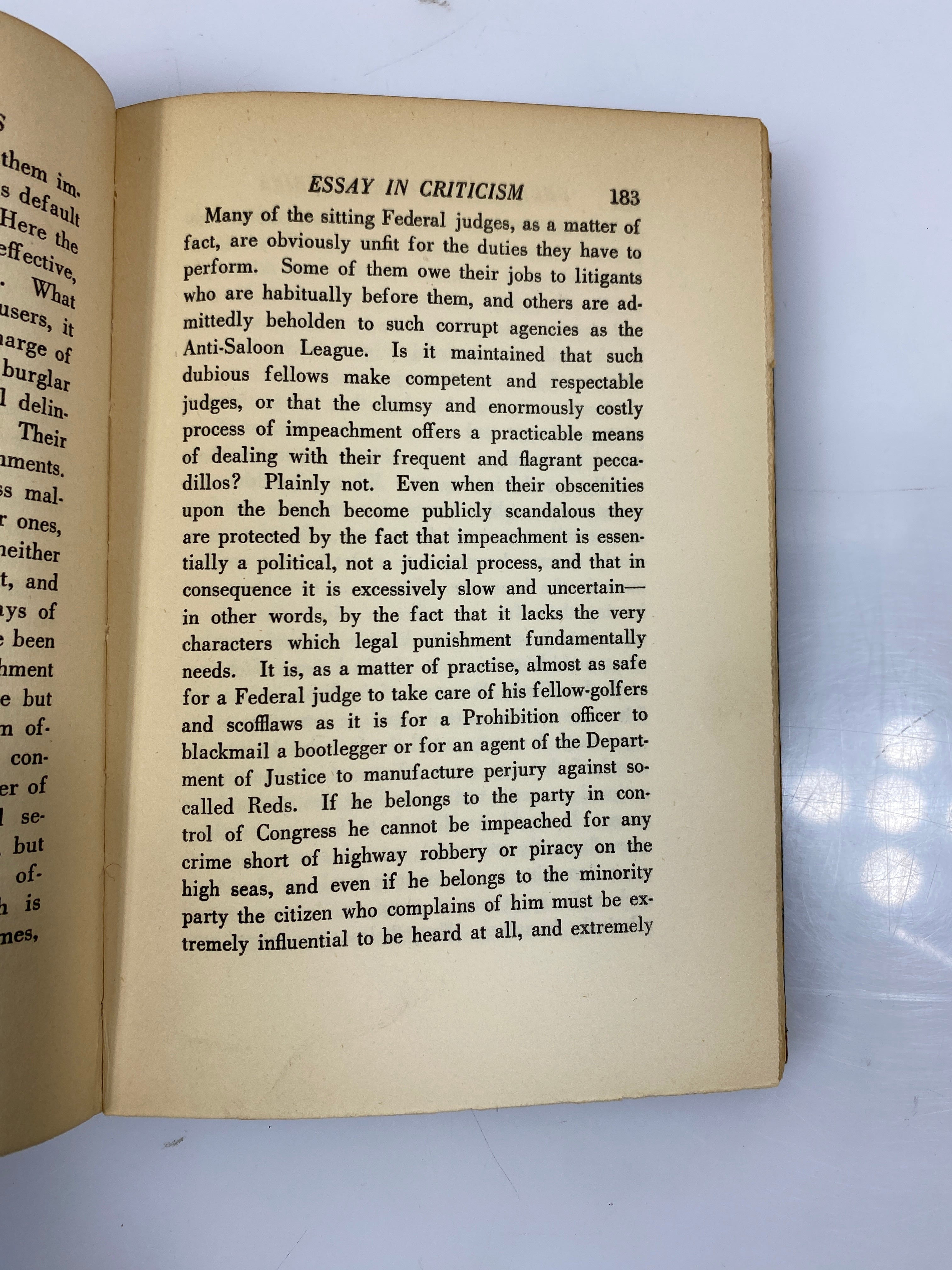 Prejudices Fourth Series by Mencken Alfred A Knopf 1925 HC