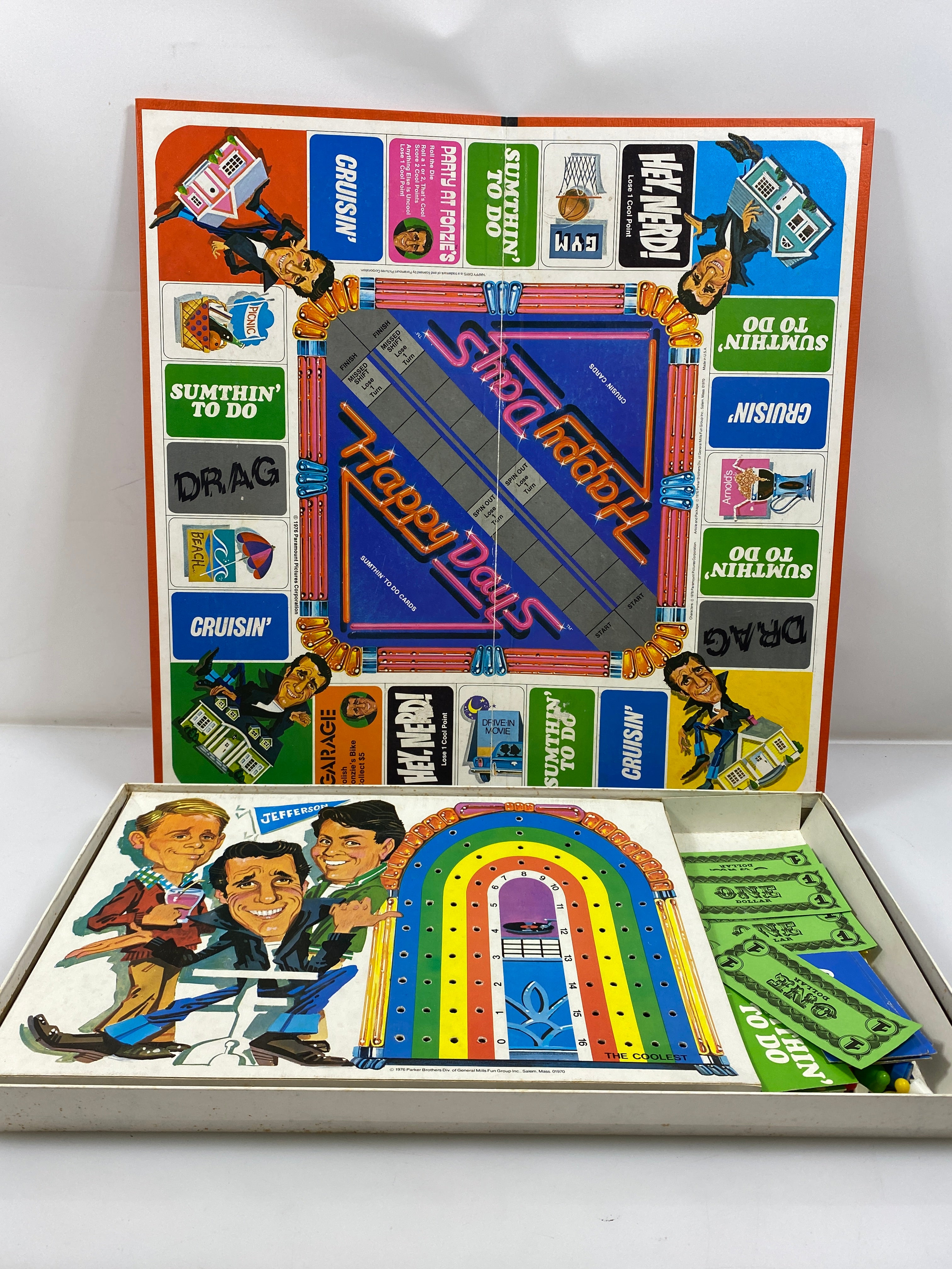Fonzie's Happy Days Board Game 1975
