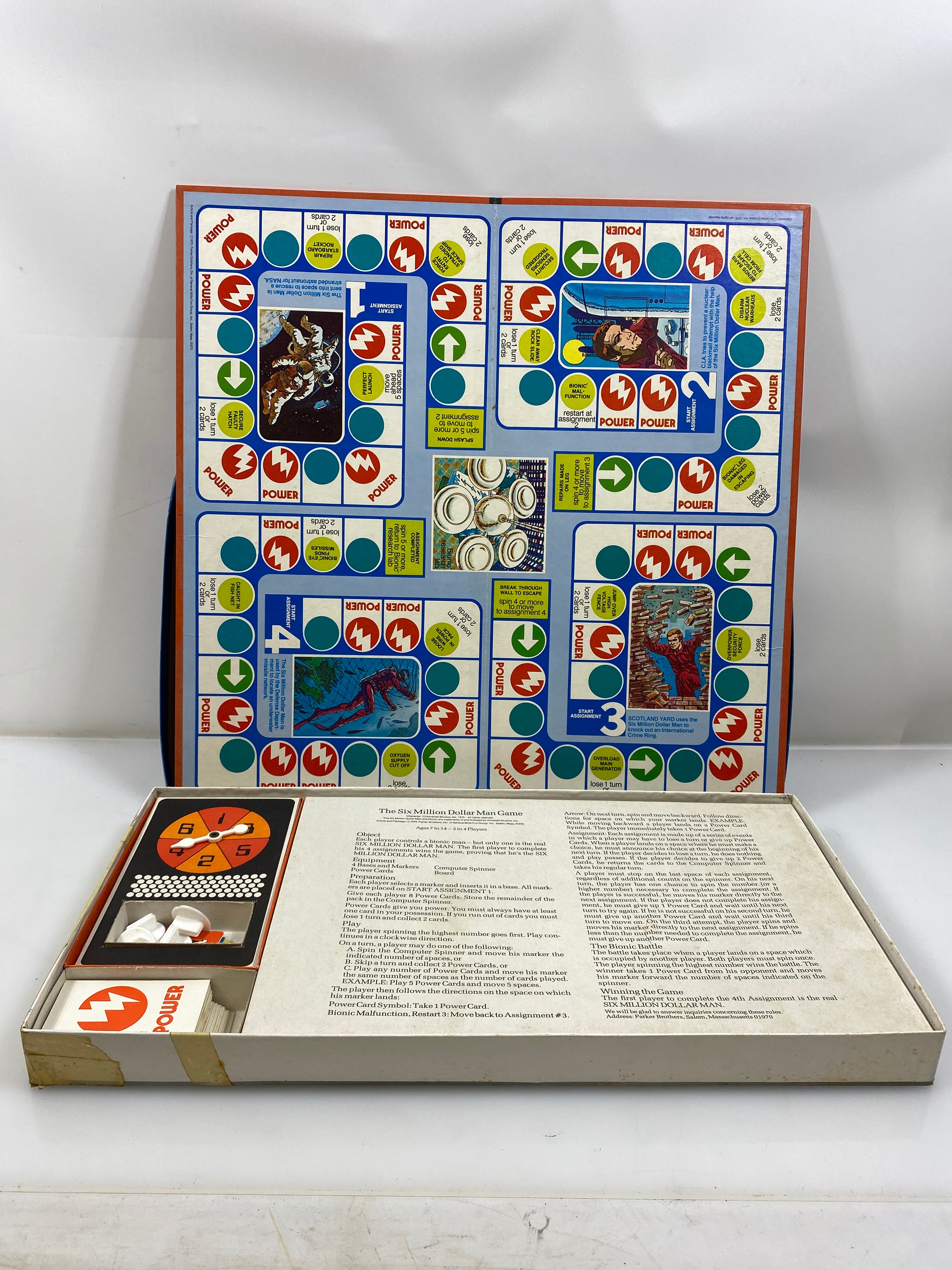The Six Million Dollar Man Complete Boardgame 1975