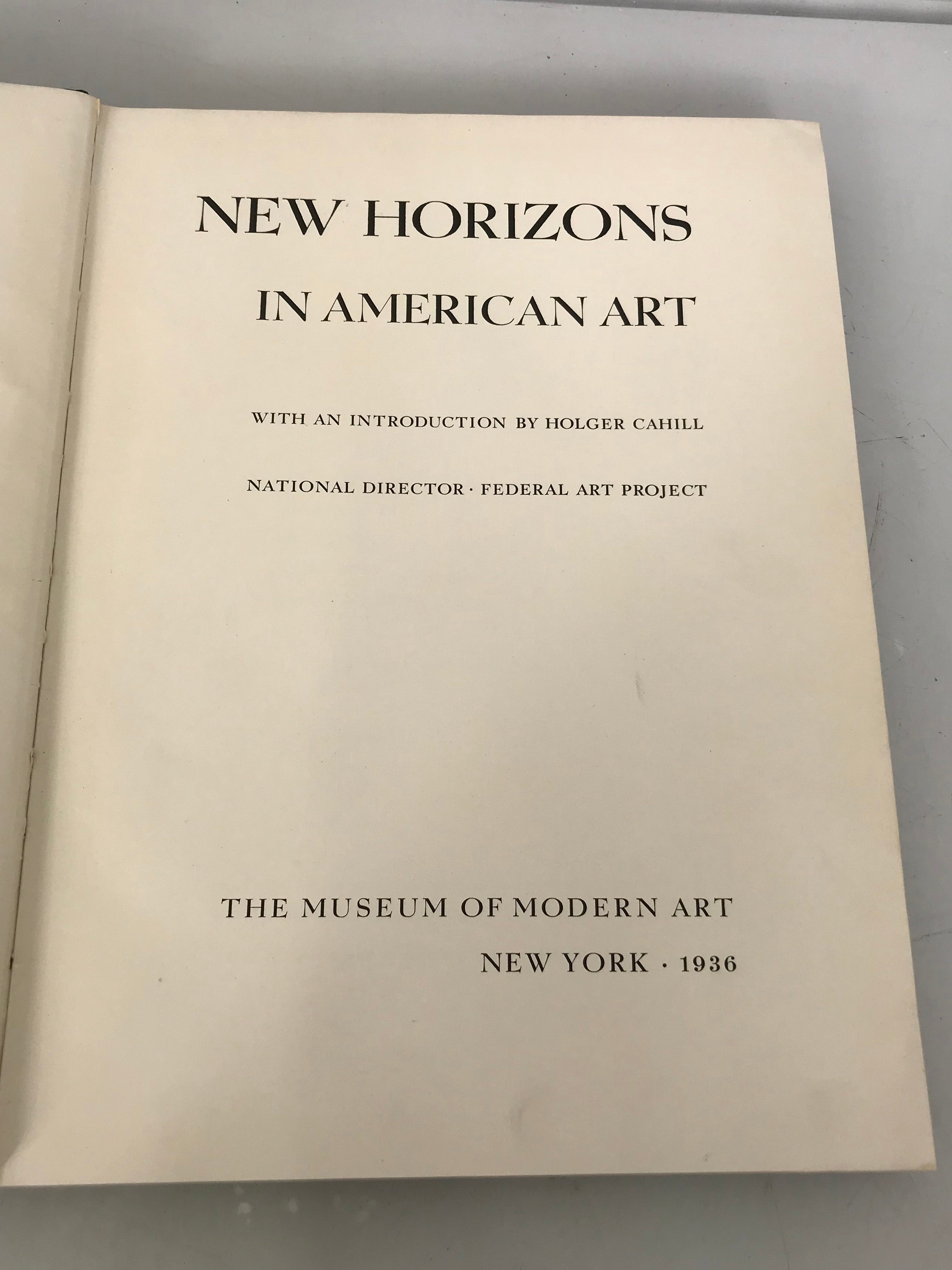 New Horizons in American Art by The Museum of Modern Art, New York 1936 HC