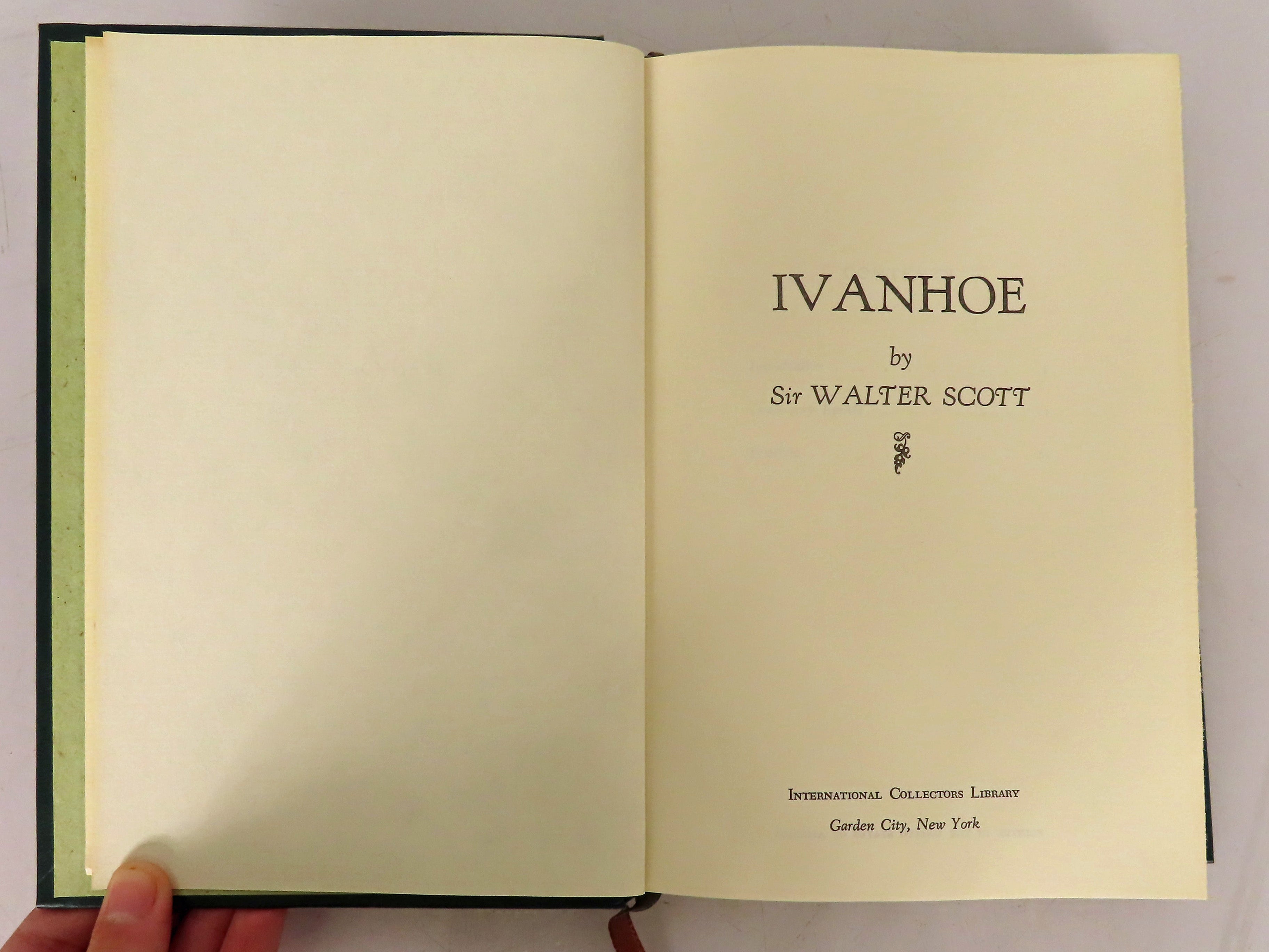 International Collectors Library Ivanhoe by Sir Walter Scott