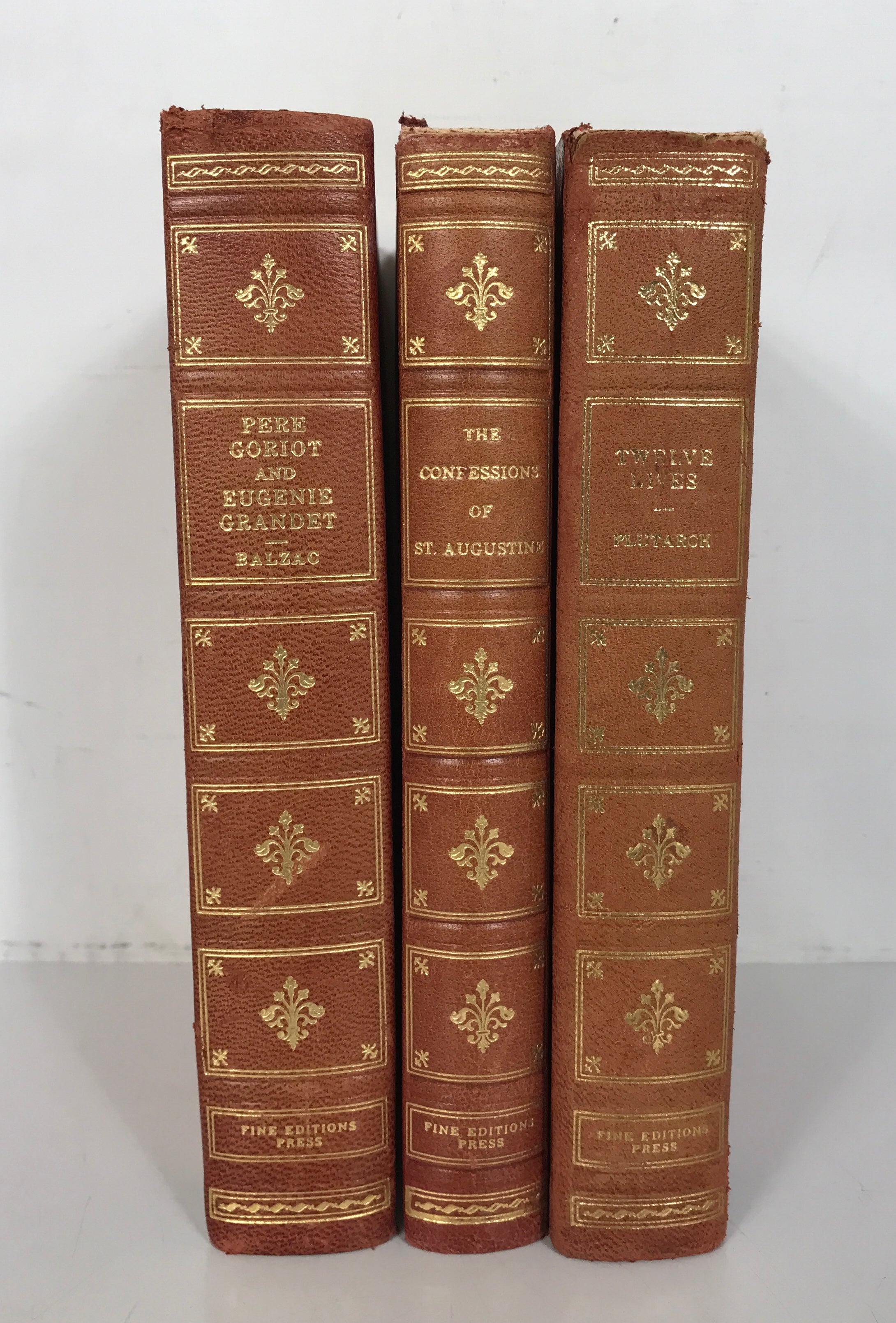 Lot of 3 Classics - Fine Editions Press 1950-1952 Vintage Decorative HC