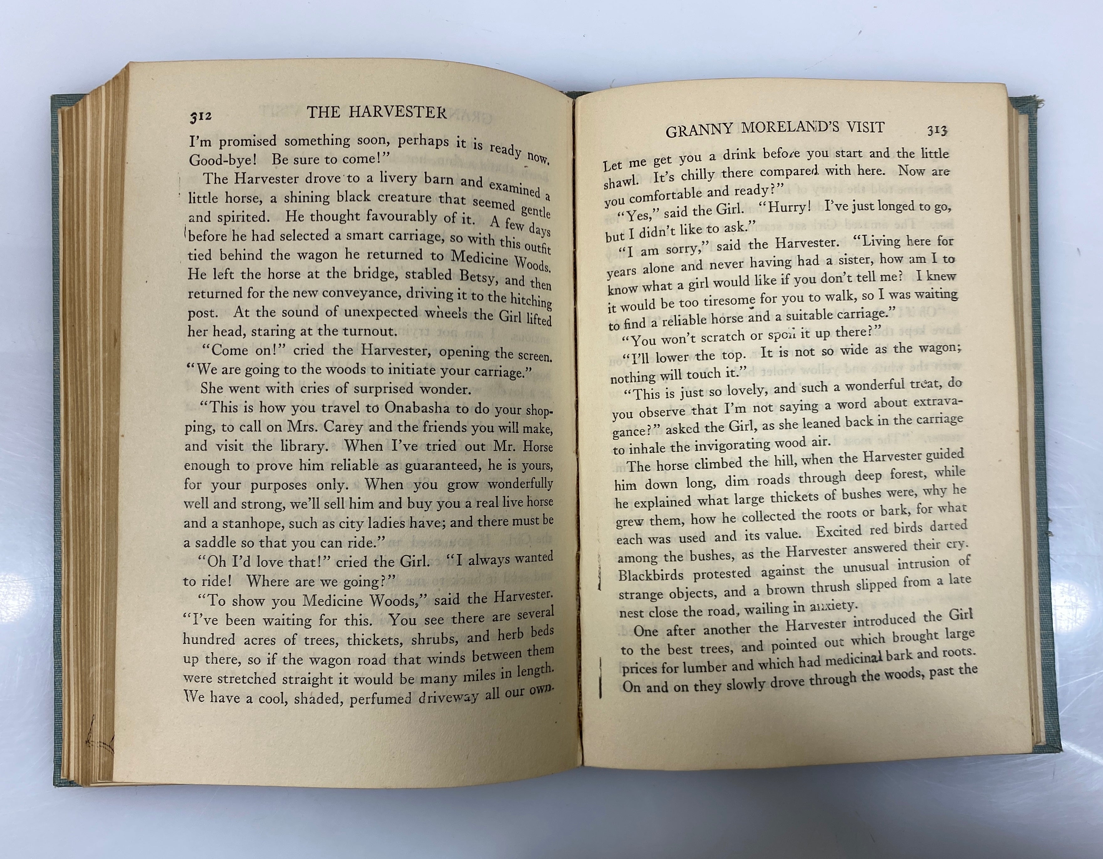 2 Antique Gene Stratton-Porter: Freckles (1904)/The Harvester (1916) HC