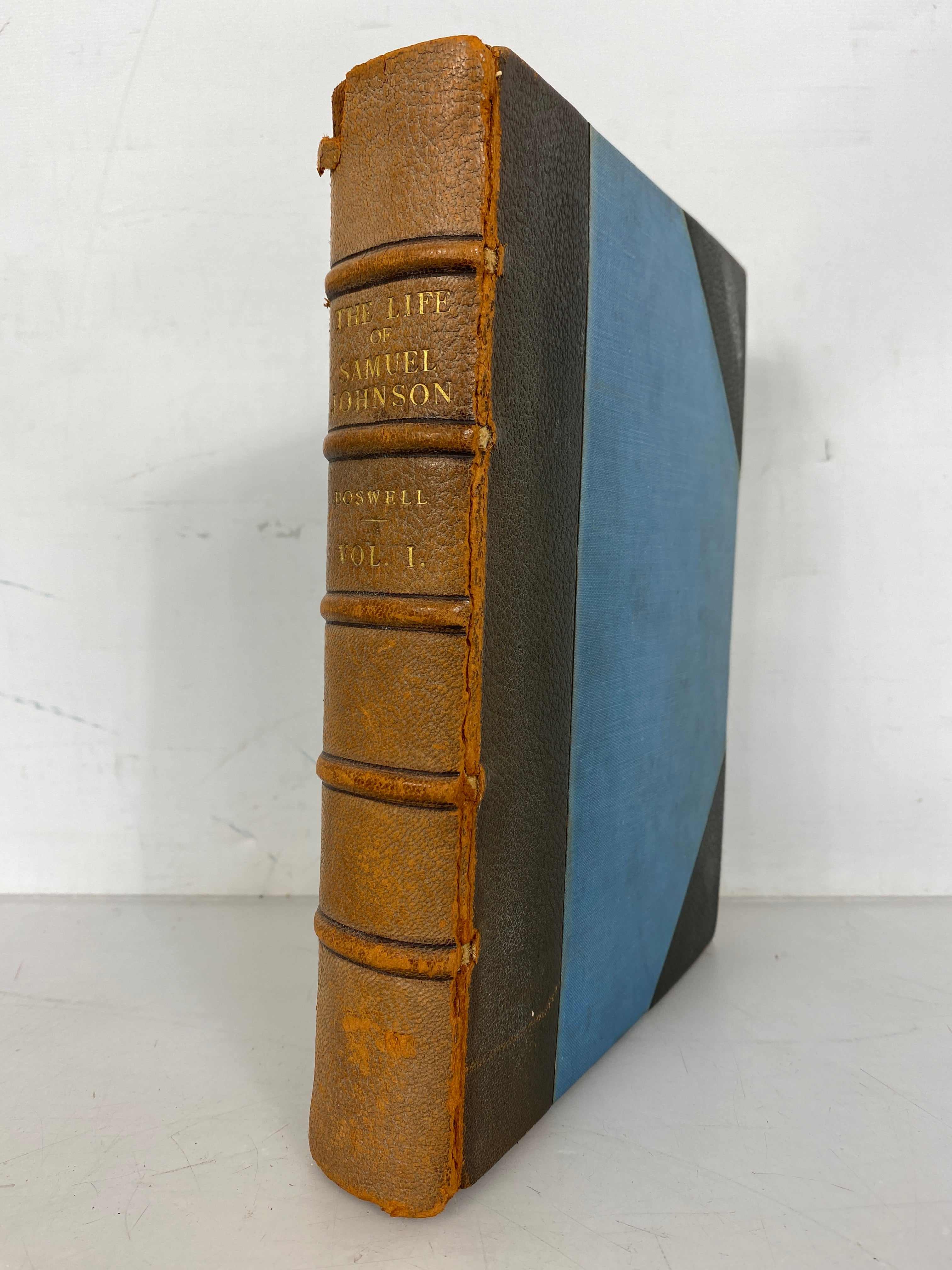 2 Volume Set The Life of Samuel Johnson by James Boswell With Ephemera 1907 HC