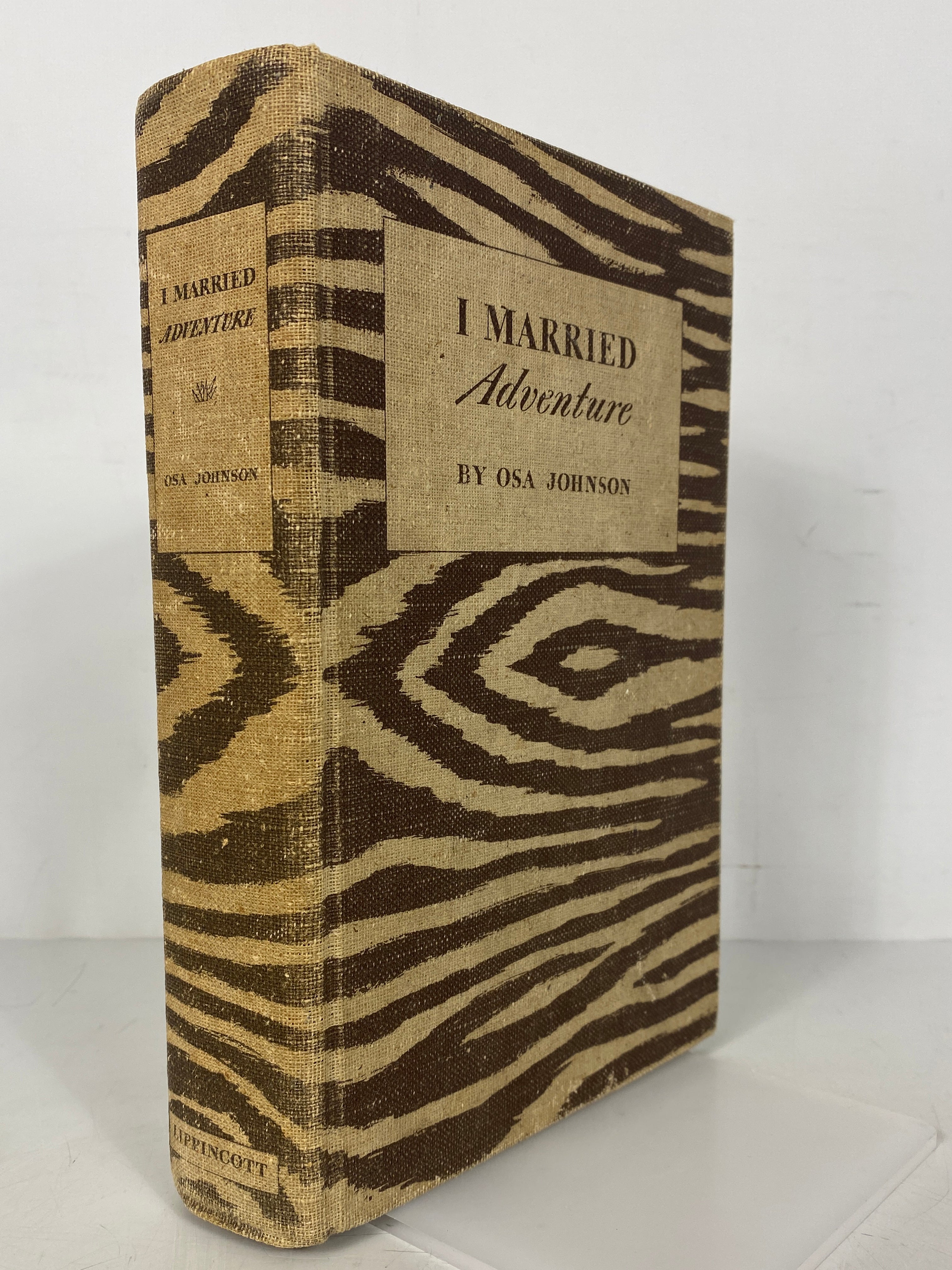 I Married Adventure by Osa Johnson 1940 1st Ed 1st Print Vintage HC