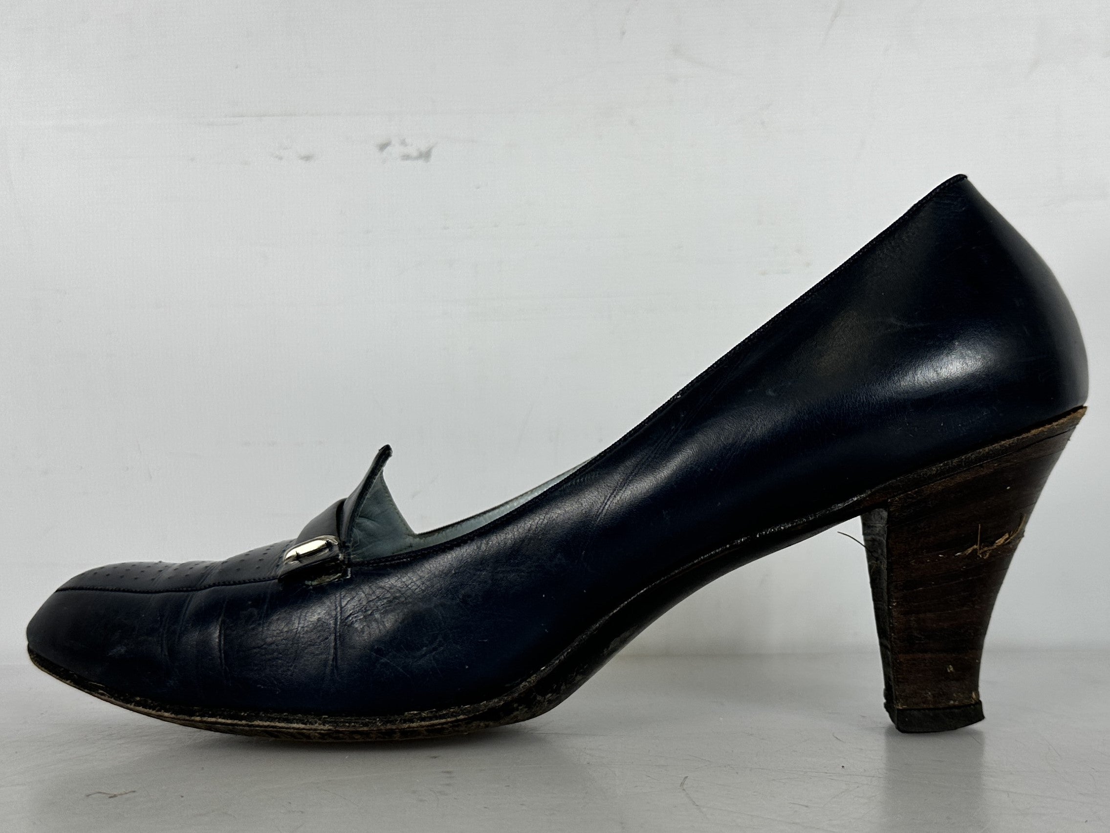 Vintage Blue British Walkers Shoes Women's Size 9.5 4A