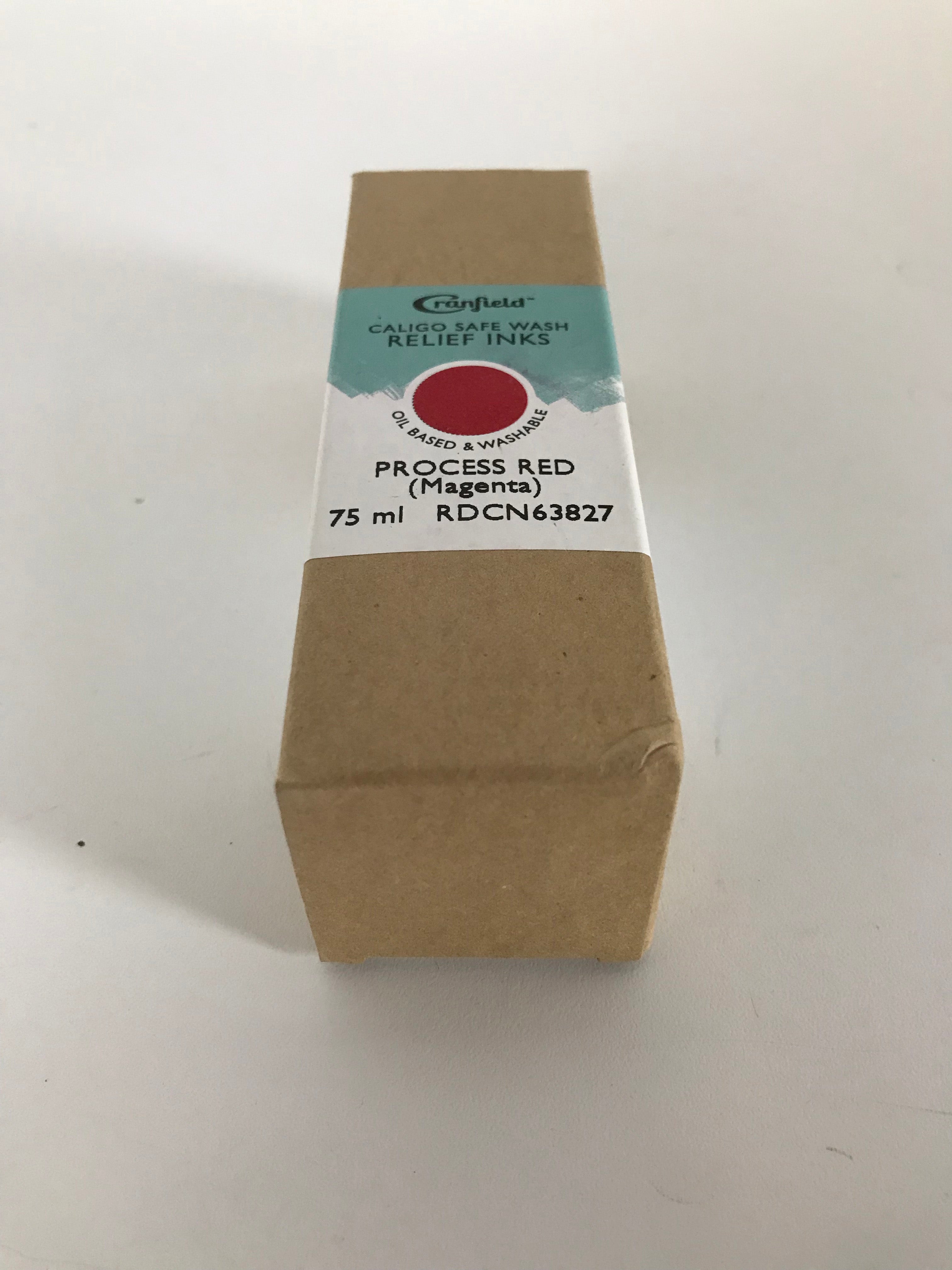 Cranfield Process Red Safe Wash Relief Inks