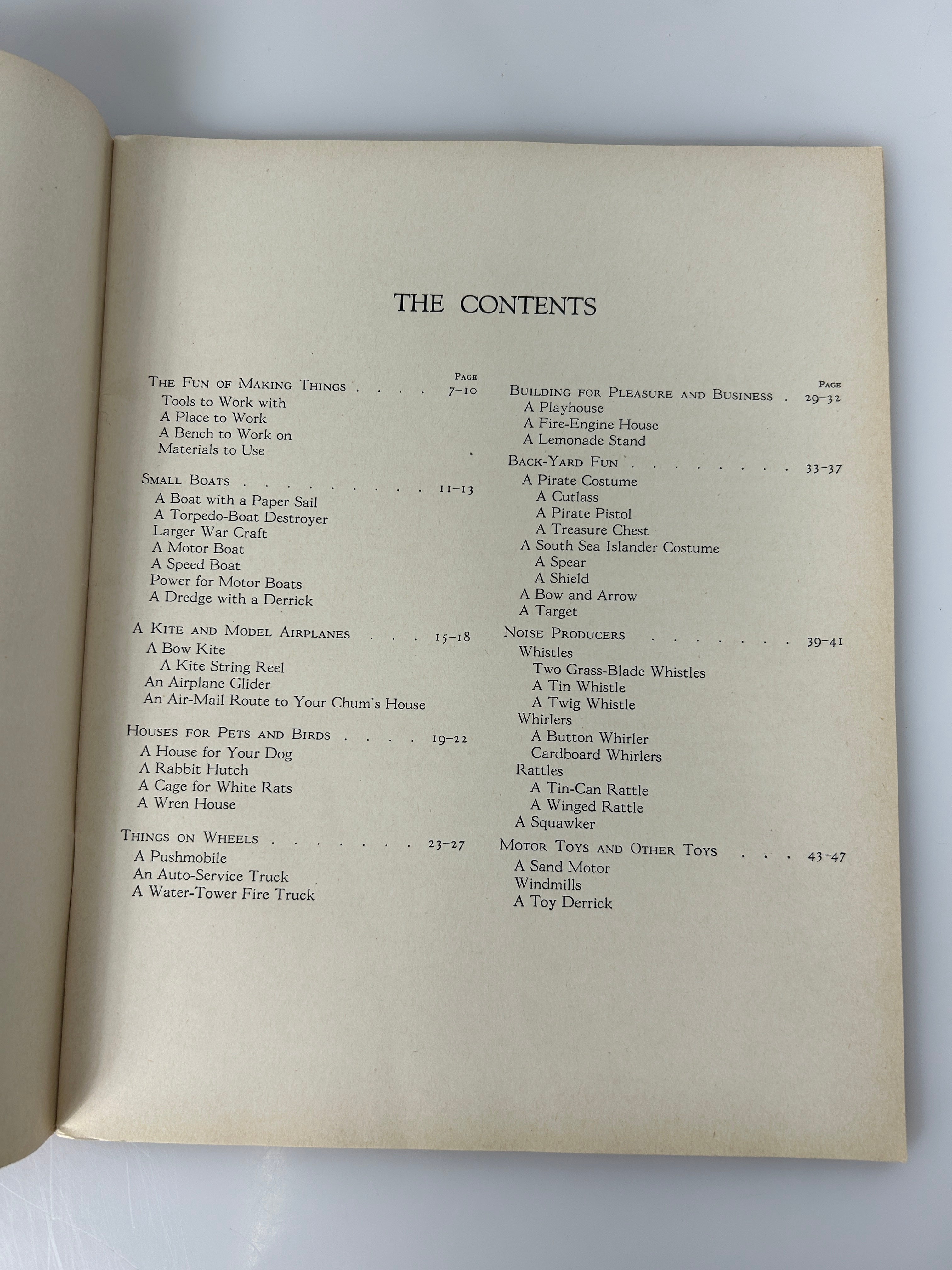 Making Things With Tools by A. Neely Hall 1928 Vintage SC