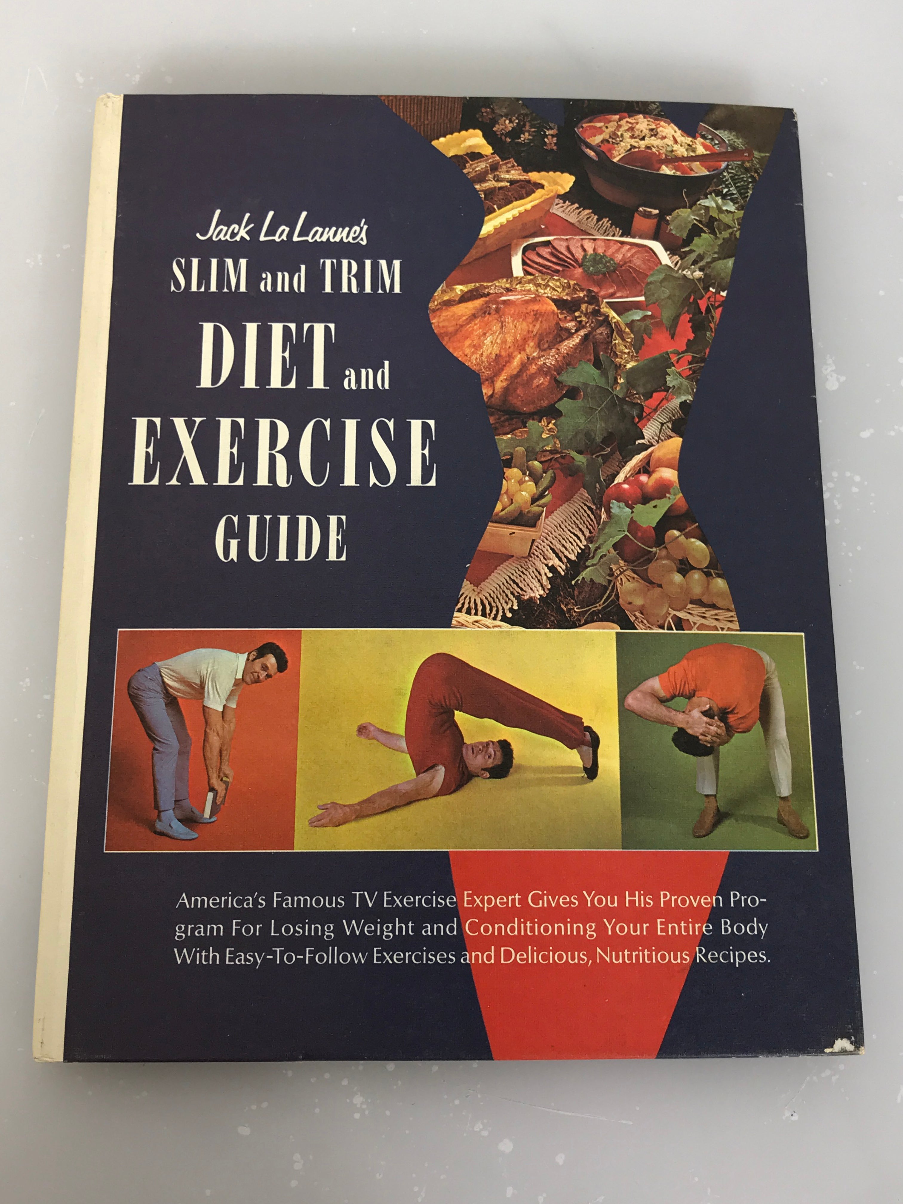 Jack La Lanne's Slim and Trim Diet and Exercise Guide 1969 HC