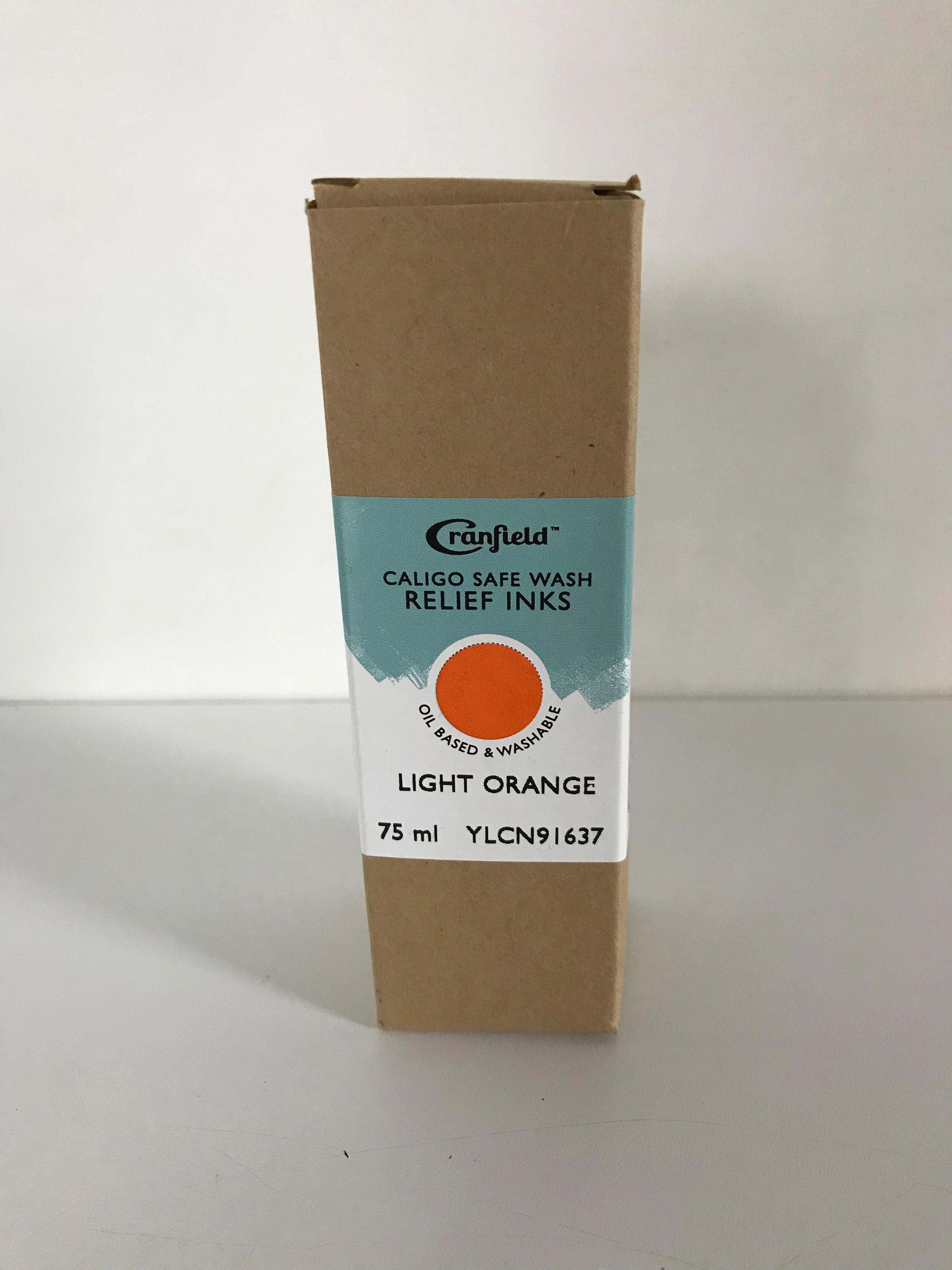 Cranfield Light Orange Caligo Safe Wash Relief Inks