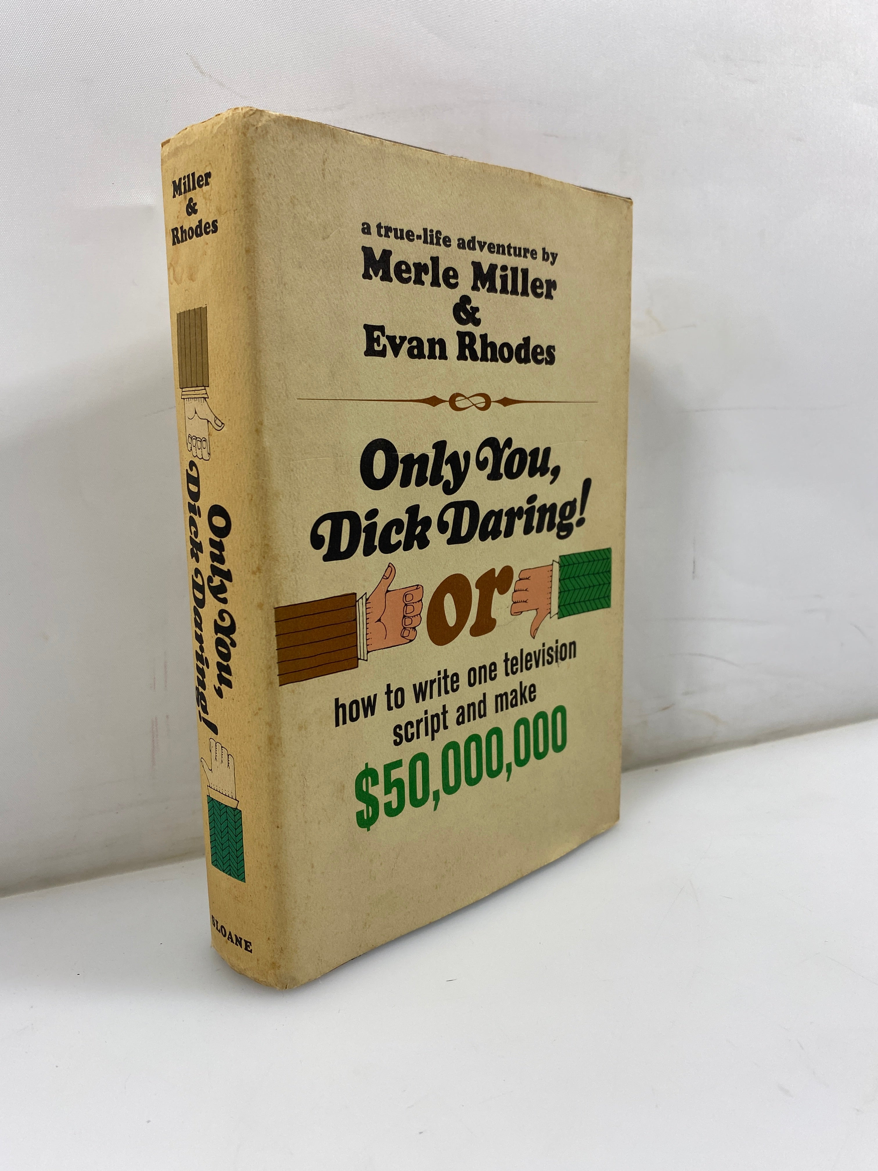 Only You, Dick Daring! by Miller/Rhodes 4th Print 1964 HCDJ