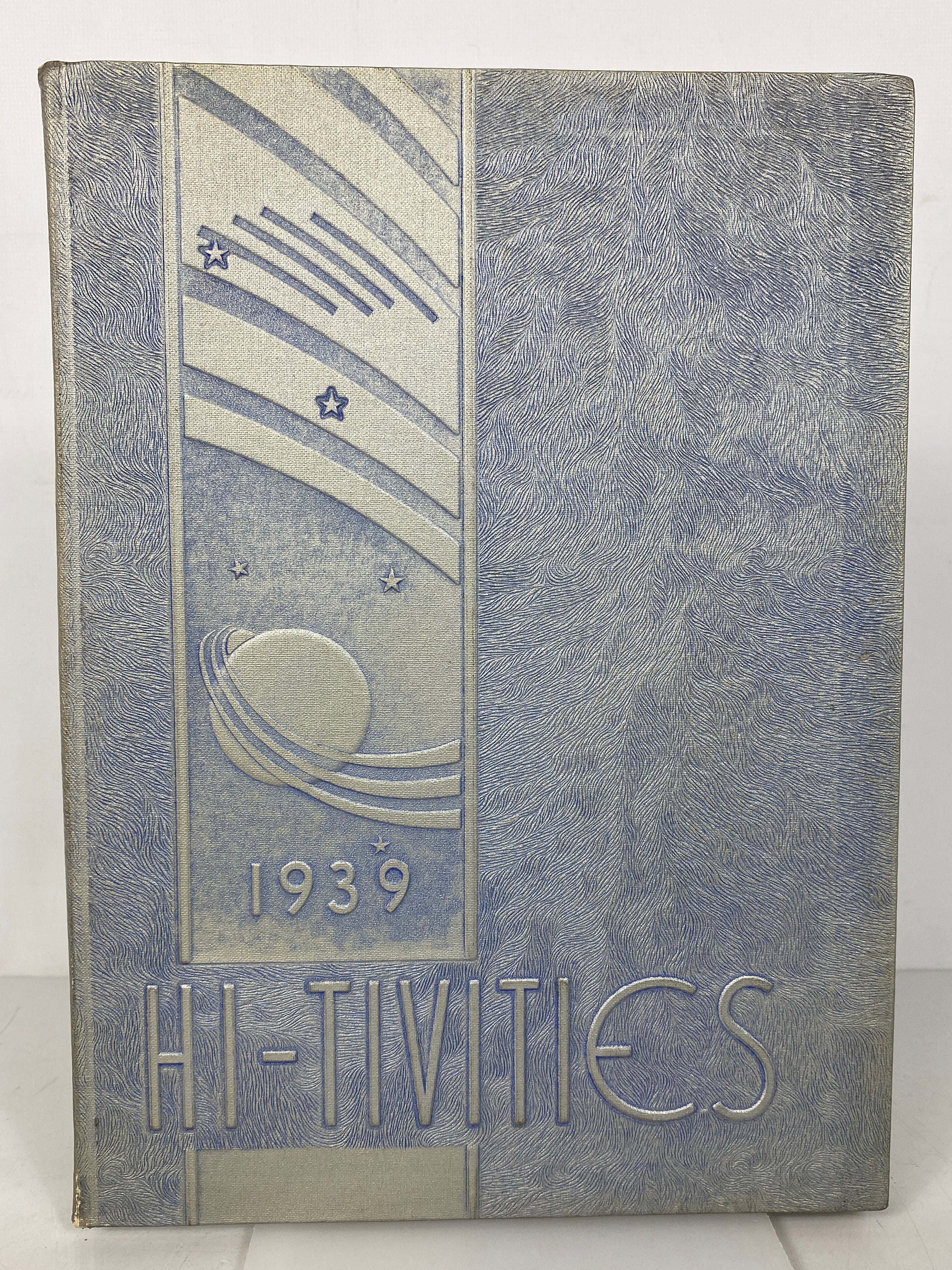 1939 "Hi-Tivities" Cressona High School Yearbook Cressona Pennsylvania HC