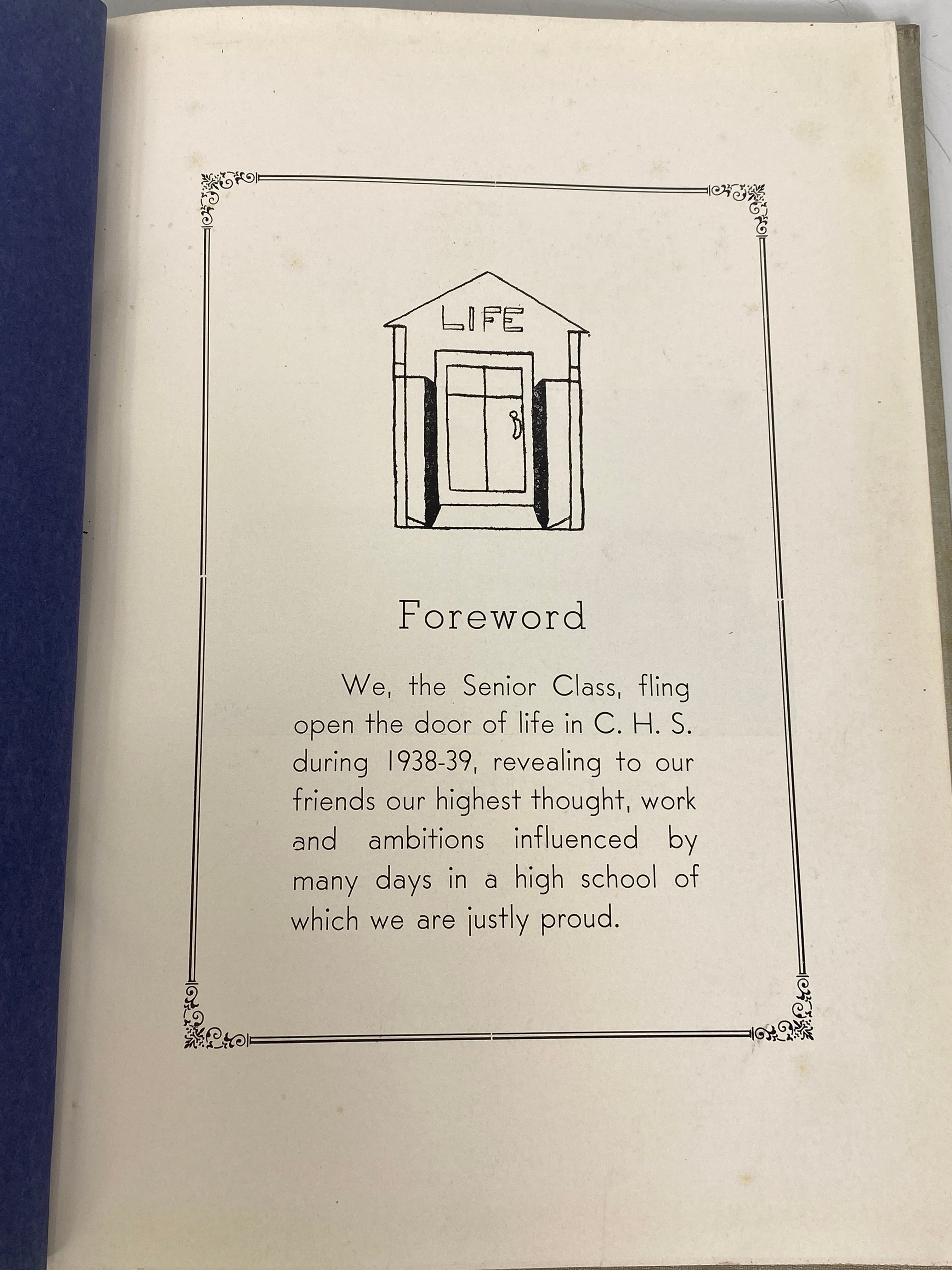 1939 "Hi-Tivities" Cressona High School Yearbook Cressona Pennsylvania HC