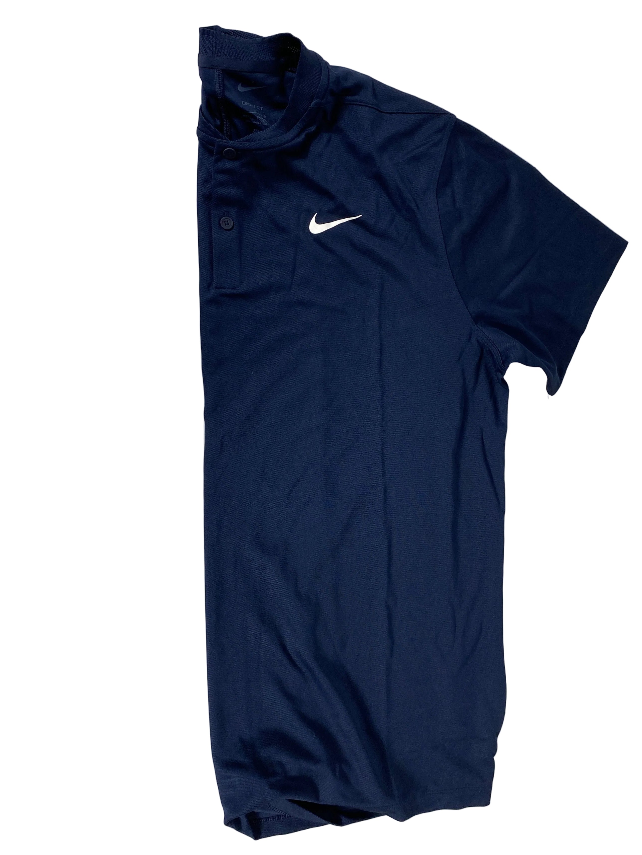 Nike Navy Blue Mens Golf Shirt L *New*