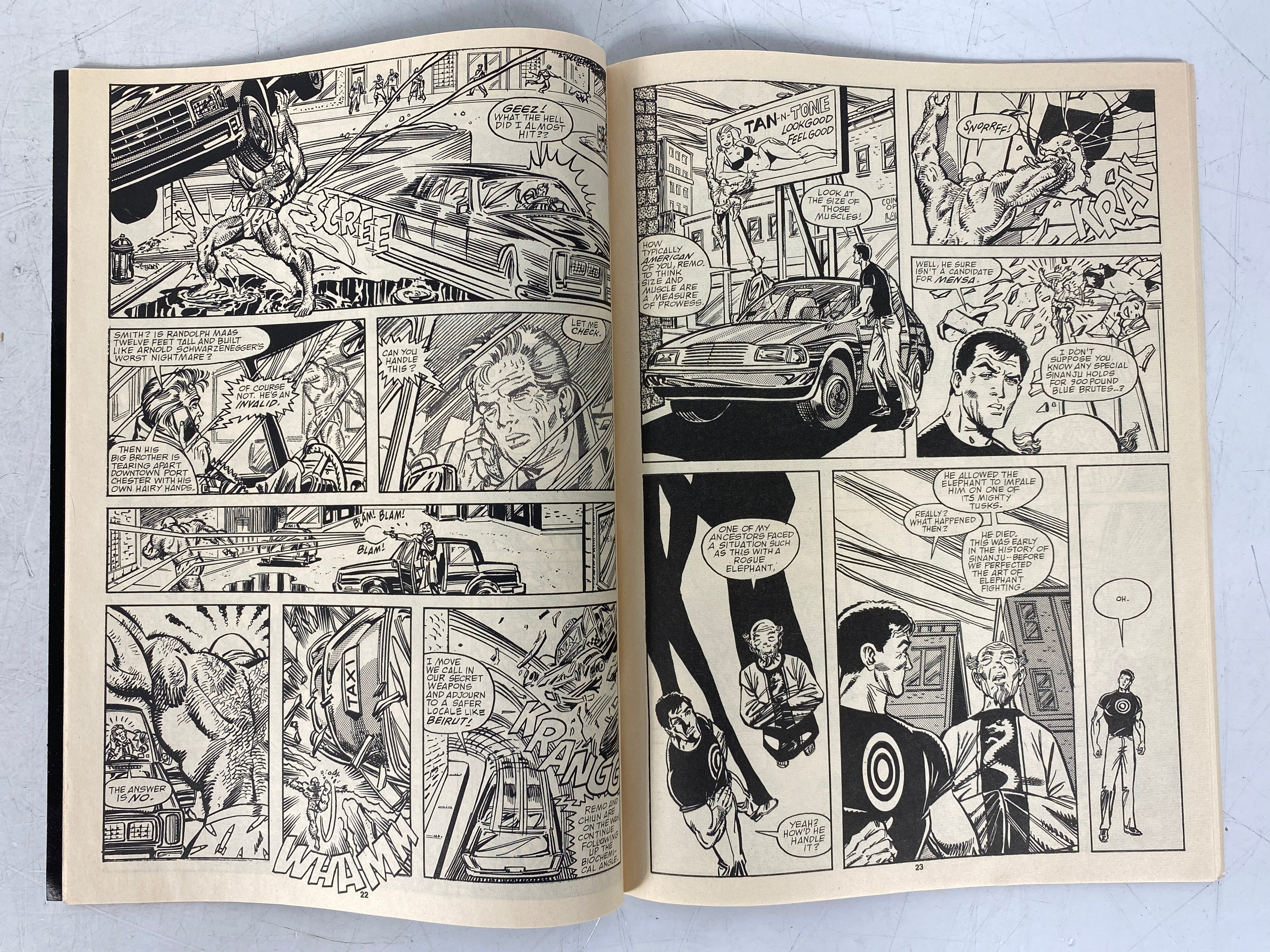Destroyer Adventures of Remo and Chiun #1 and #4 (1989-1990)