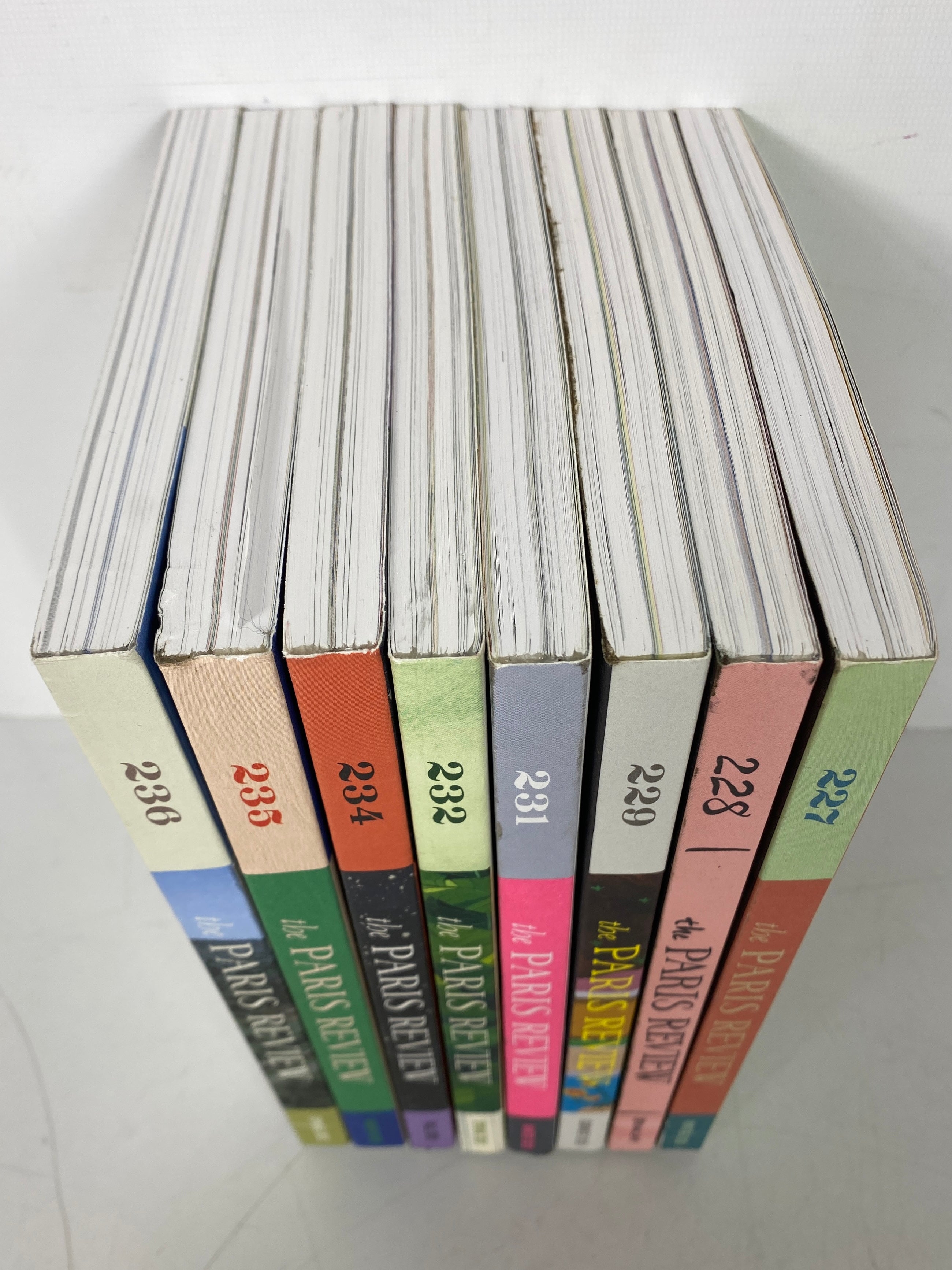 Lot of 8 The Paris Review (2018-2021)