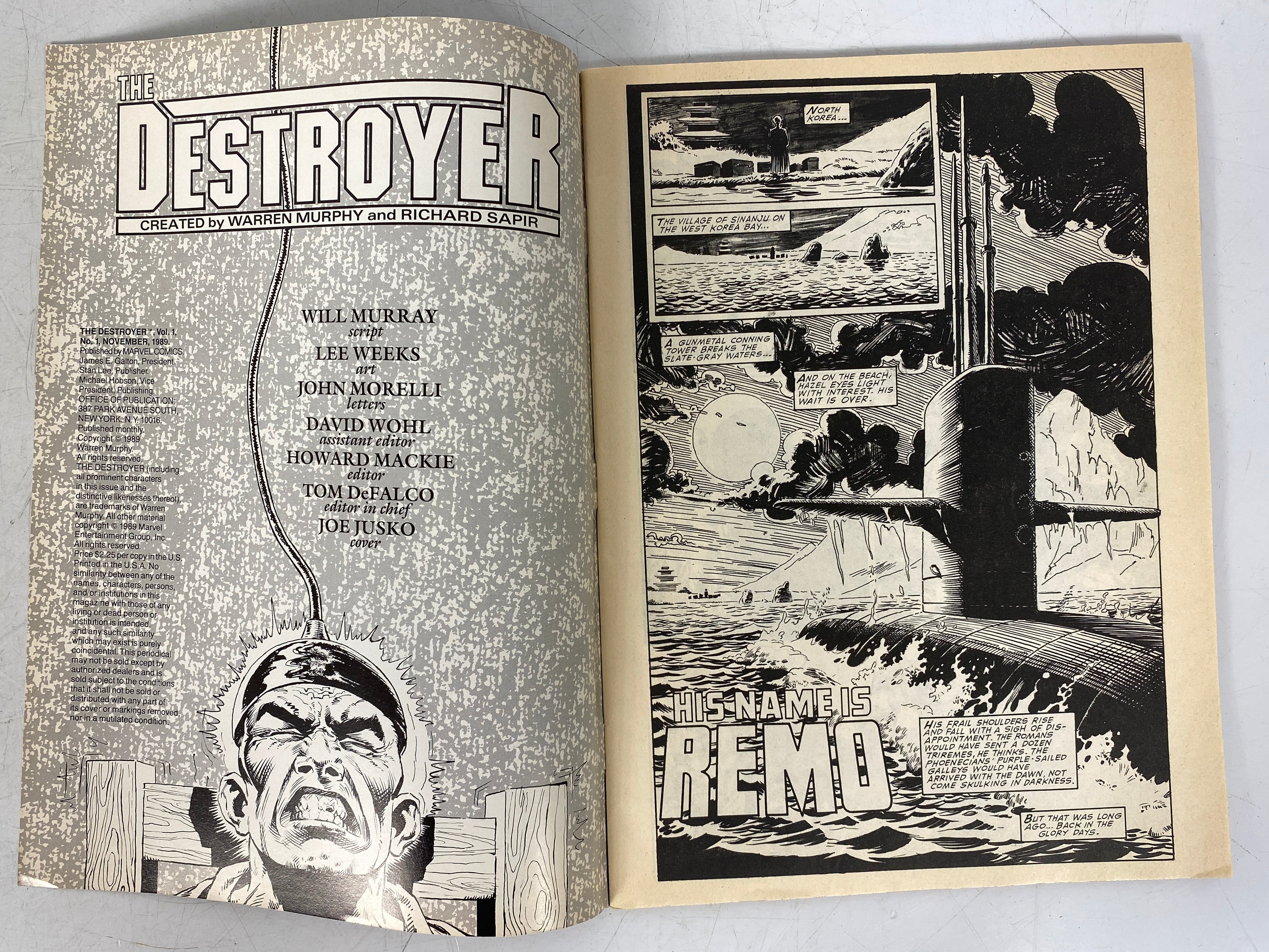 Destroyer Adventures of Remo and Chiun #1 and #4 (1989-1990)