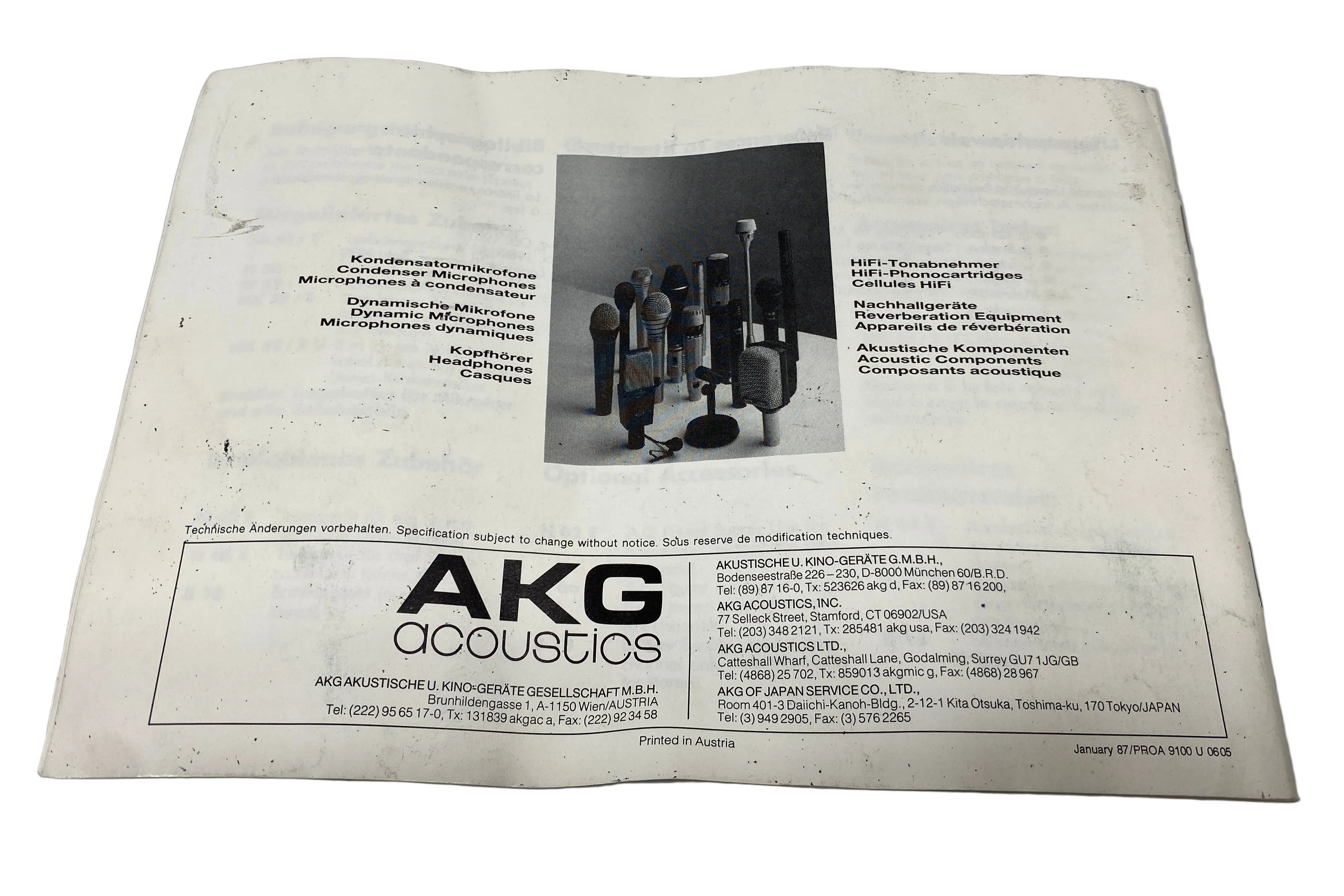AKG C 522 ENG Microphone Kit