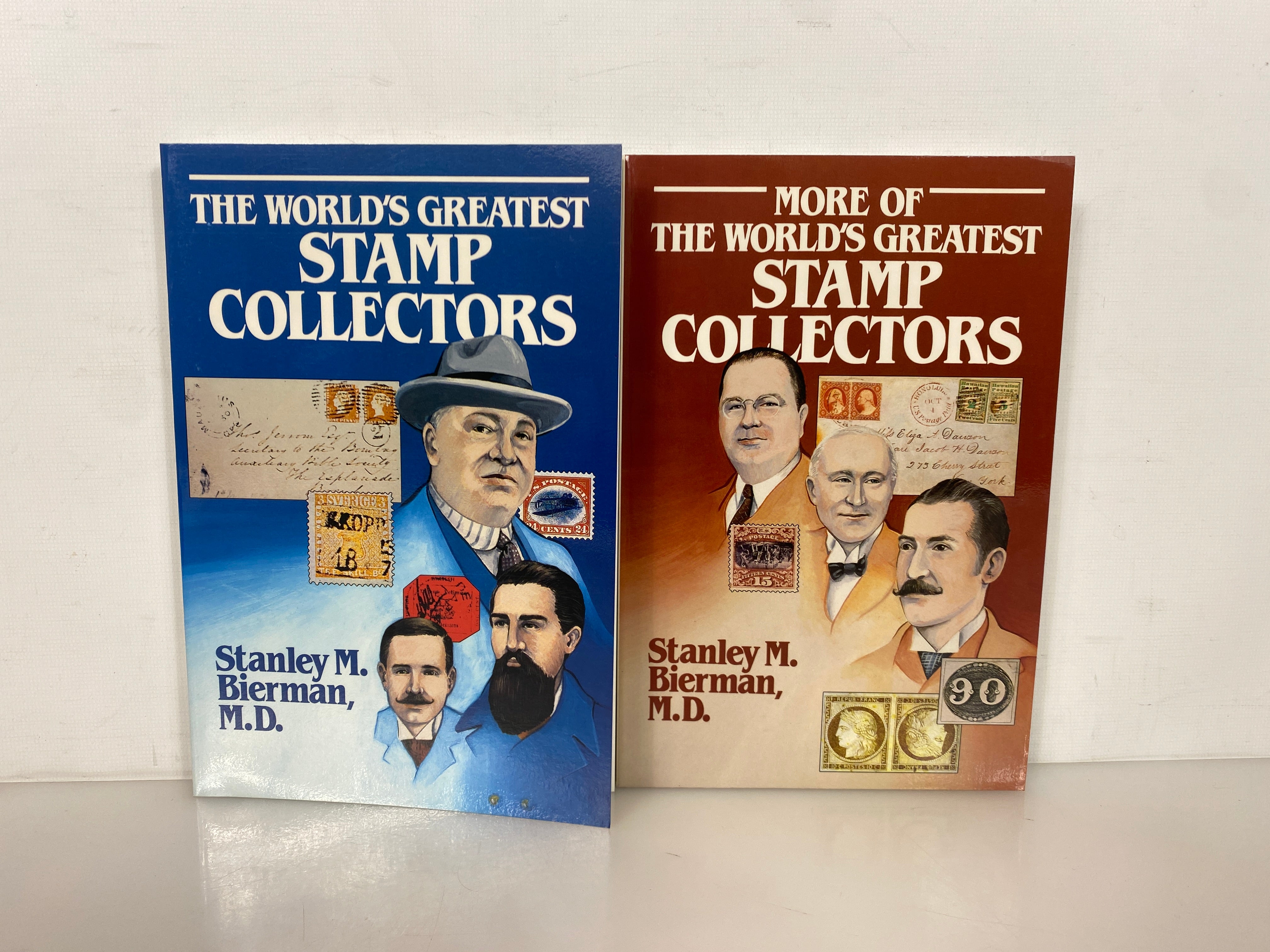 2 Book Set: Linn's World's Greatest Stamp Collectors by Bierman SC in Slipcase