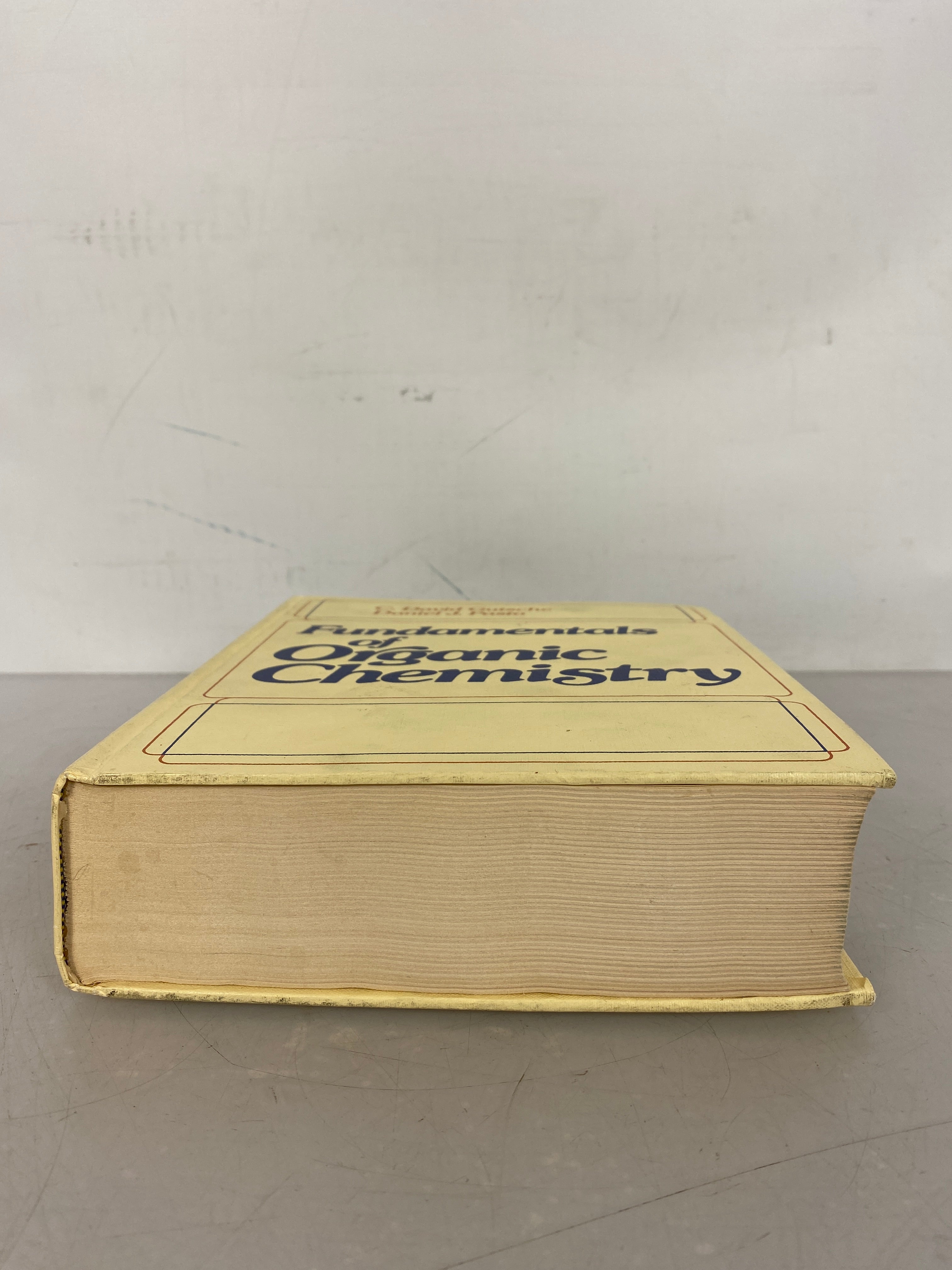Fundamentals of Organic Chemistry by Gutsche and Pasto 1975 HC