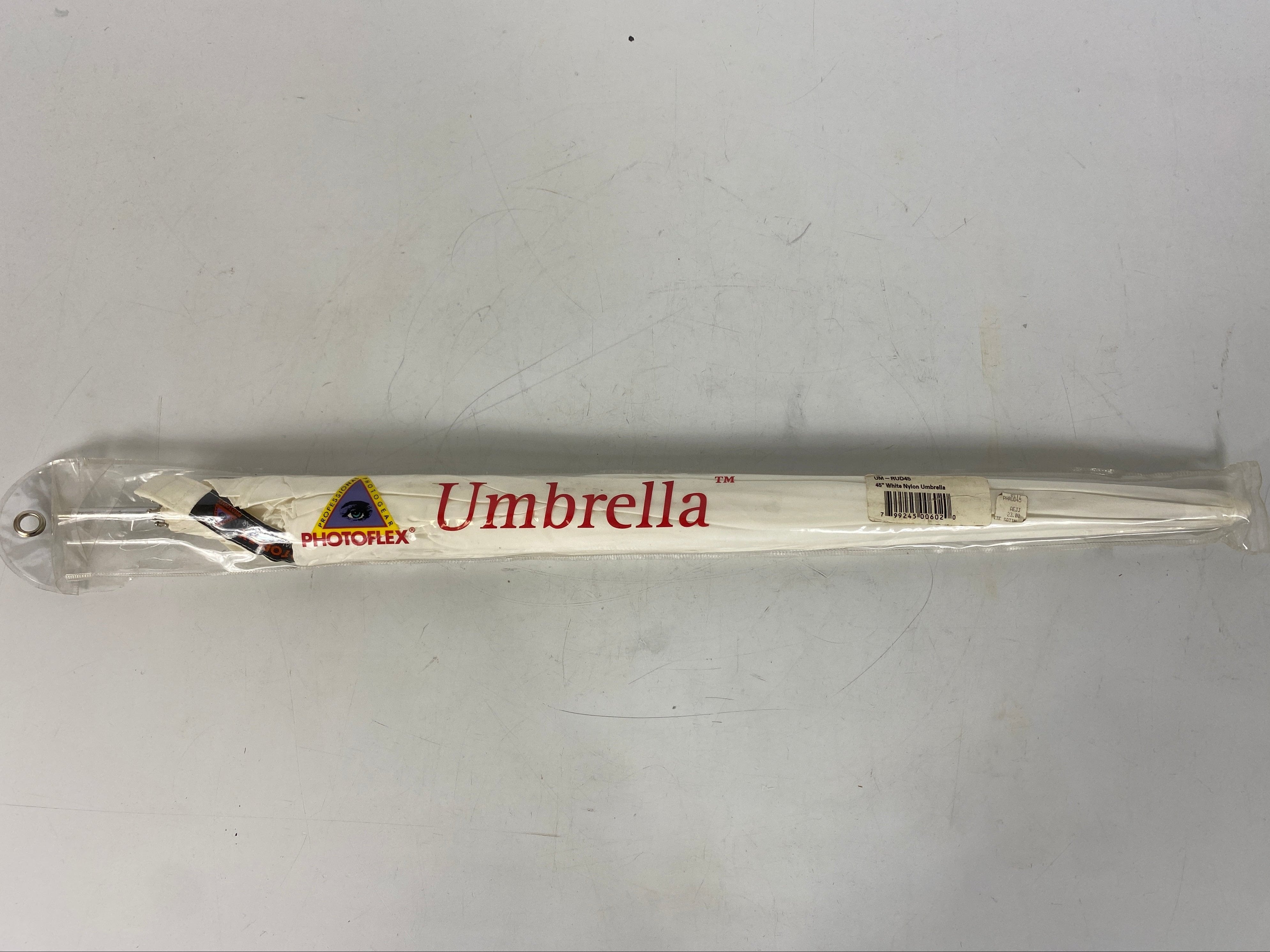 Photoflex UM-RUD45 45" White Nylon Umbrella