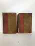 2 Vol Set: The History of Pendennis by Thackeray 1869 Leather HC