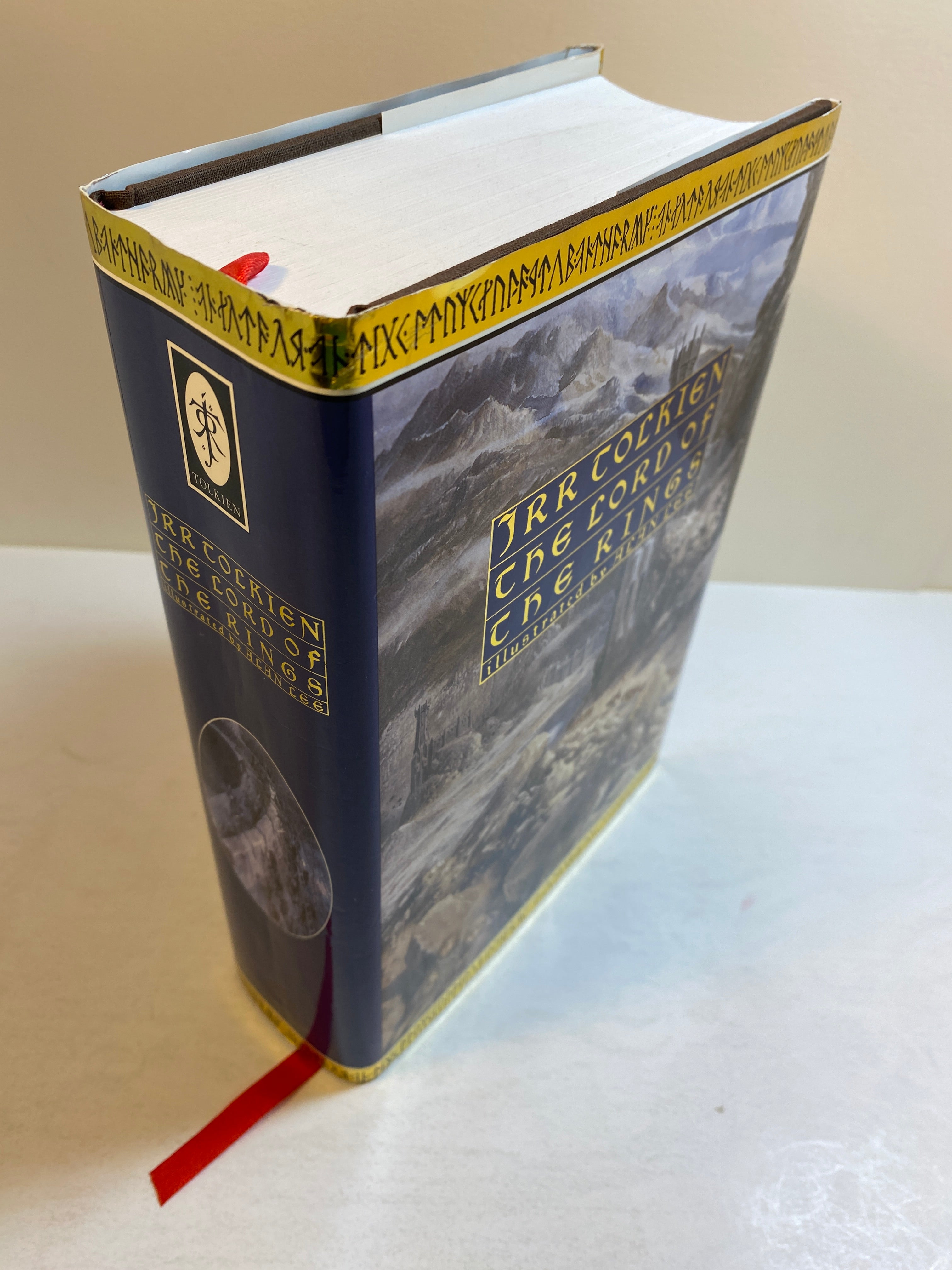 Lord of the Rings JRR Tolkien HCDJ w/ Alan Lee Illustrations 1991